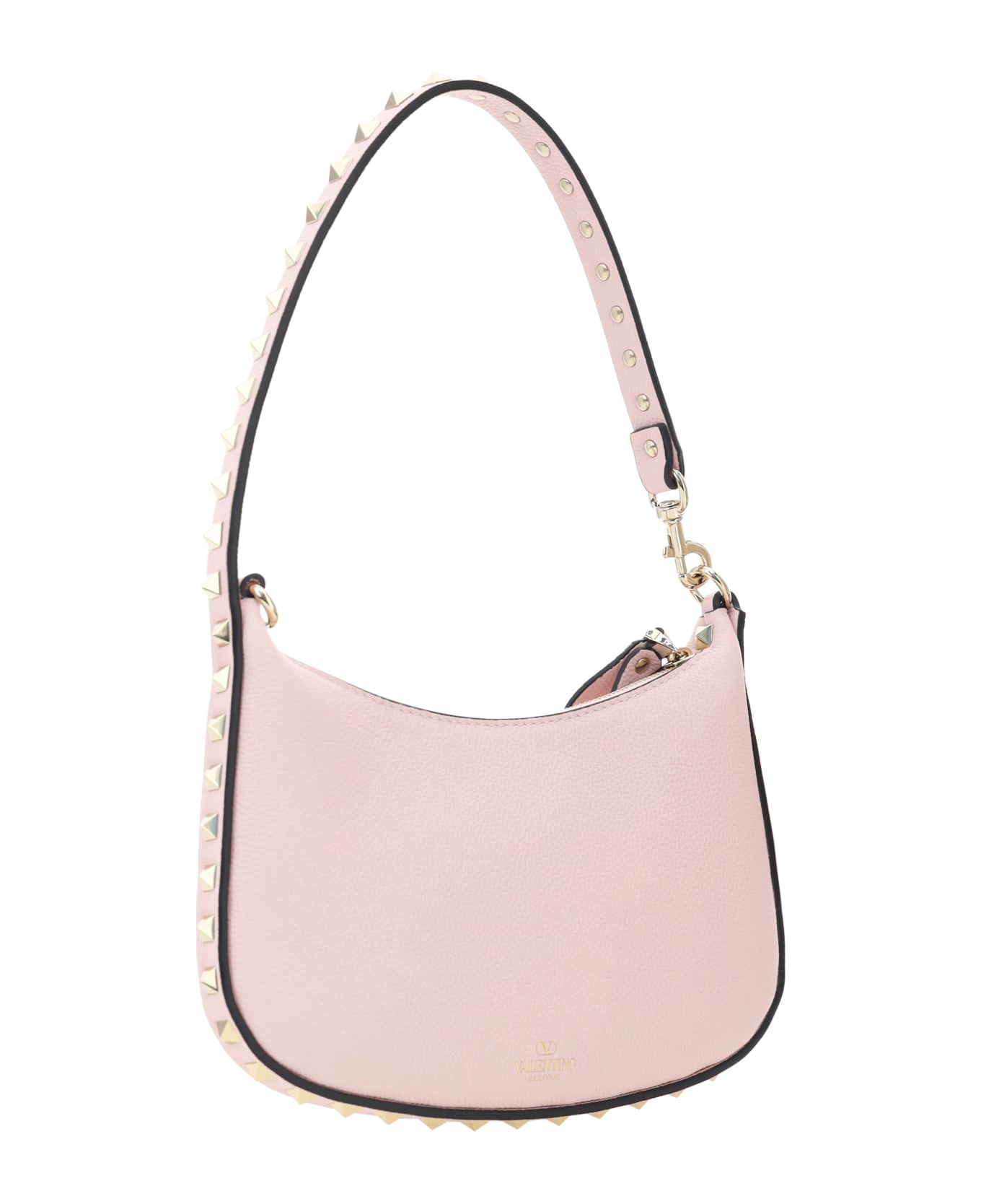 Valentino Garavani Rockstud Mini Hobo Shoulder Bag - Pink