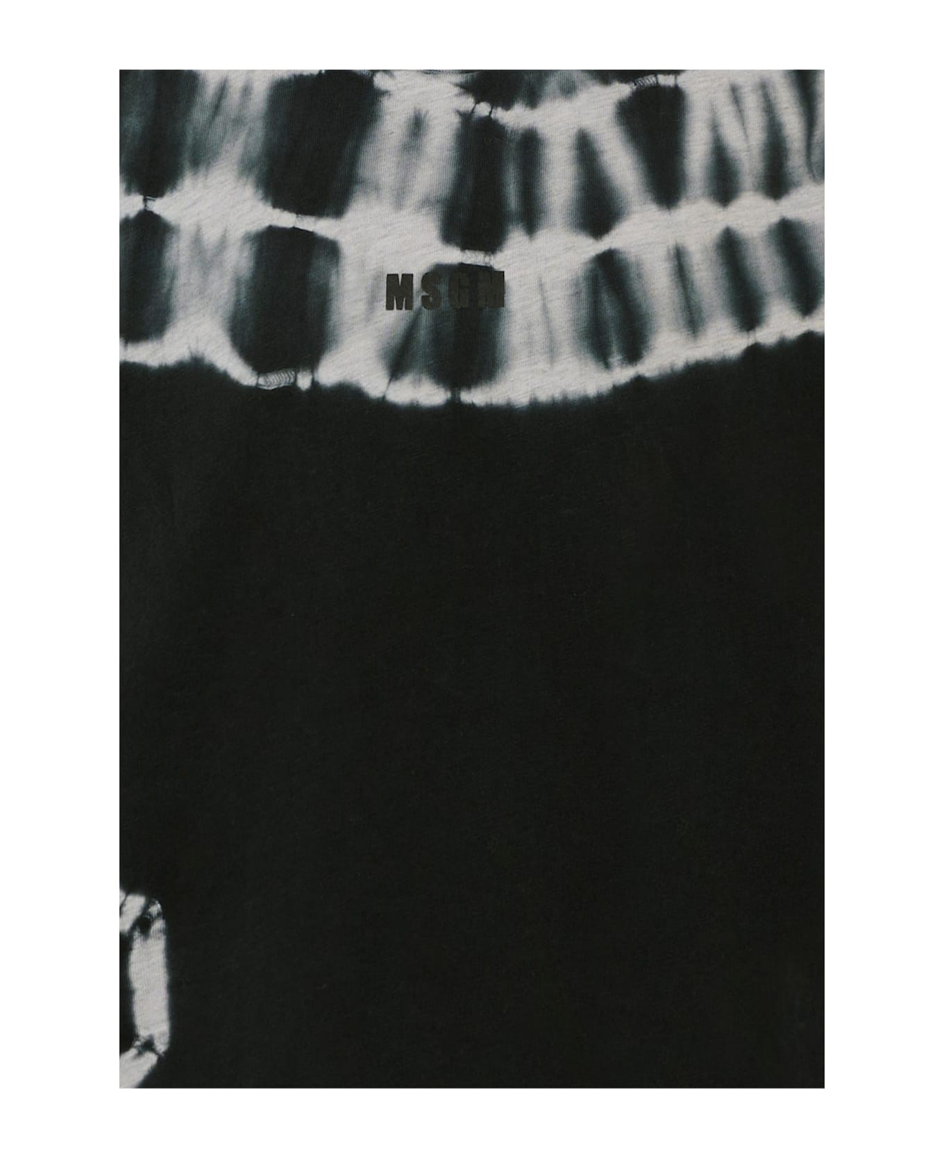 MSGM Black T-shirt For Boy With Logo - Black