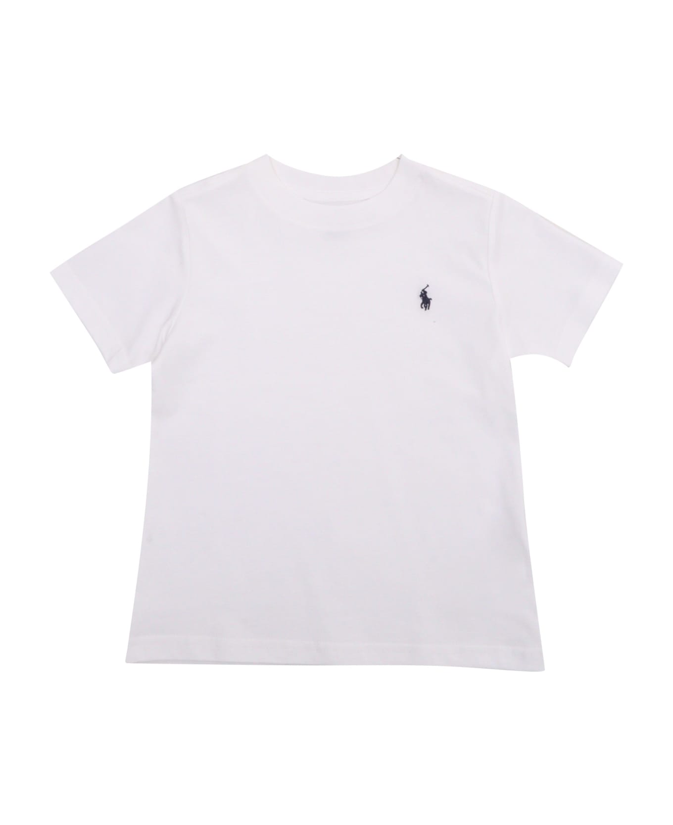 Polo Ralph Lauren White T-shirt With Logo - WHITE