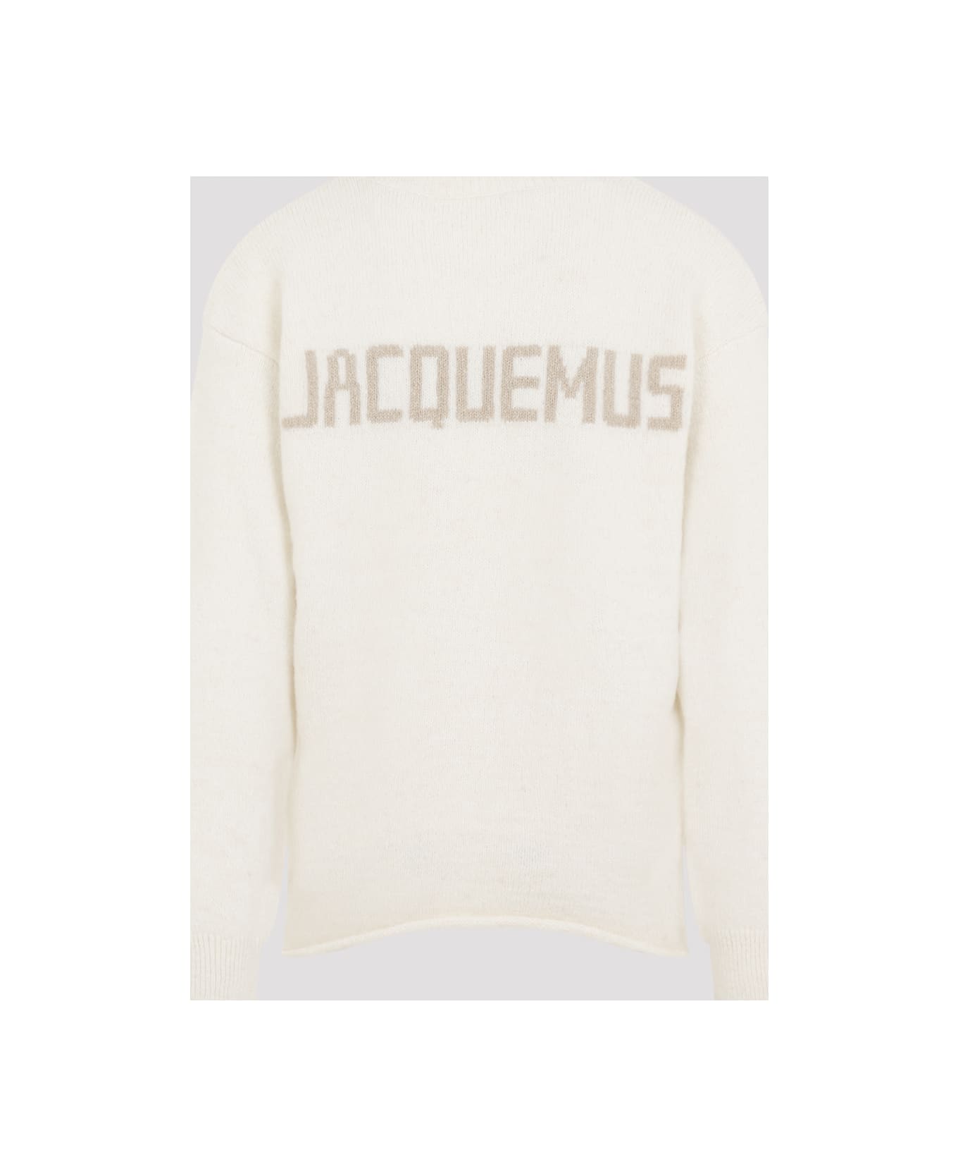 Jacquemus Logo Sweater - Light Beige