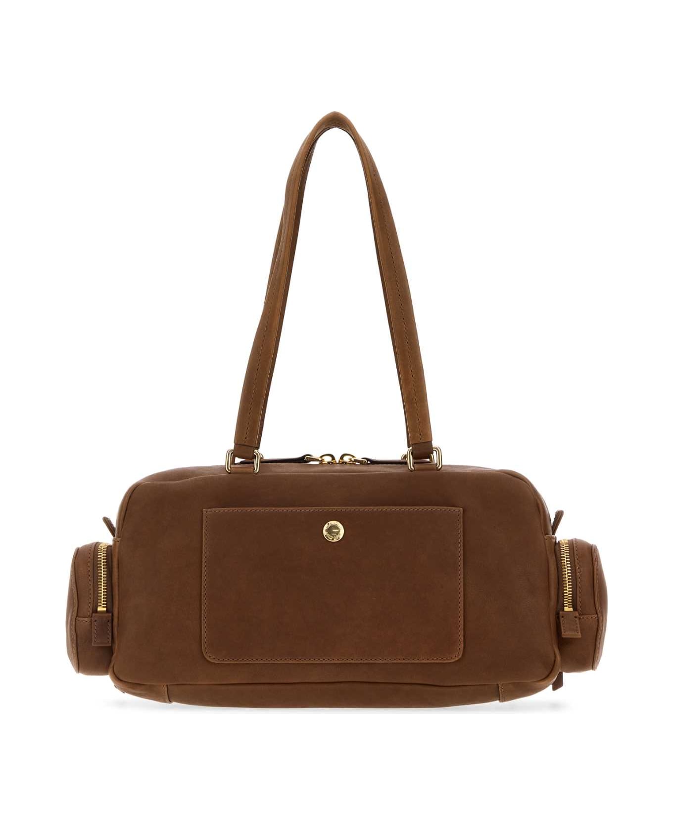 Miu Miu Brown Leather Shoulder Bag - Rovere