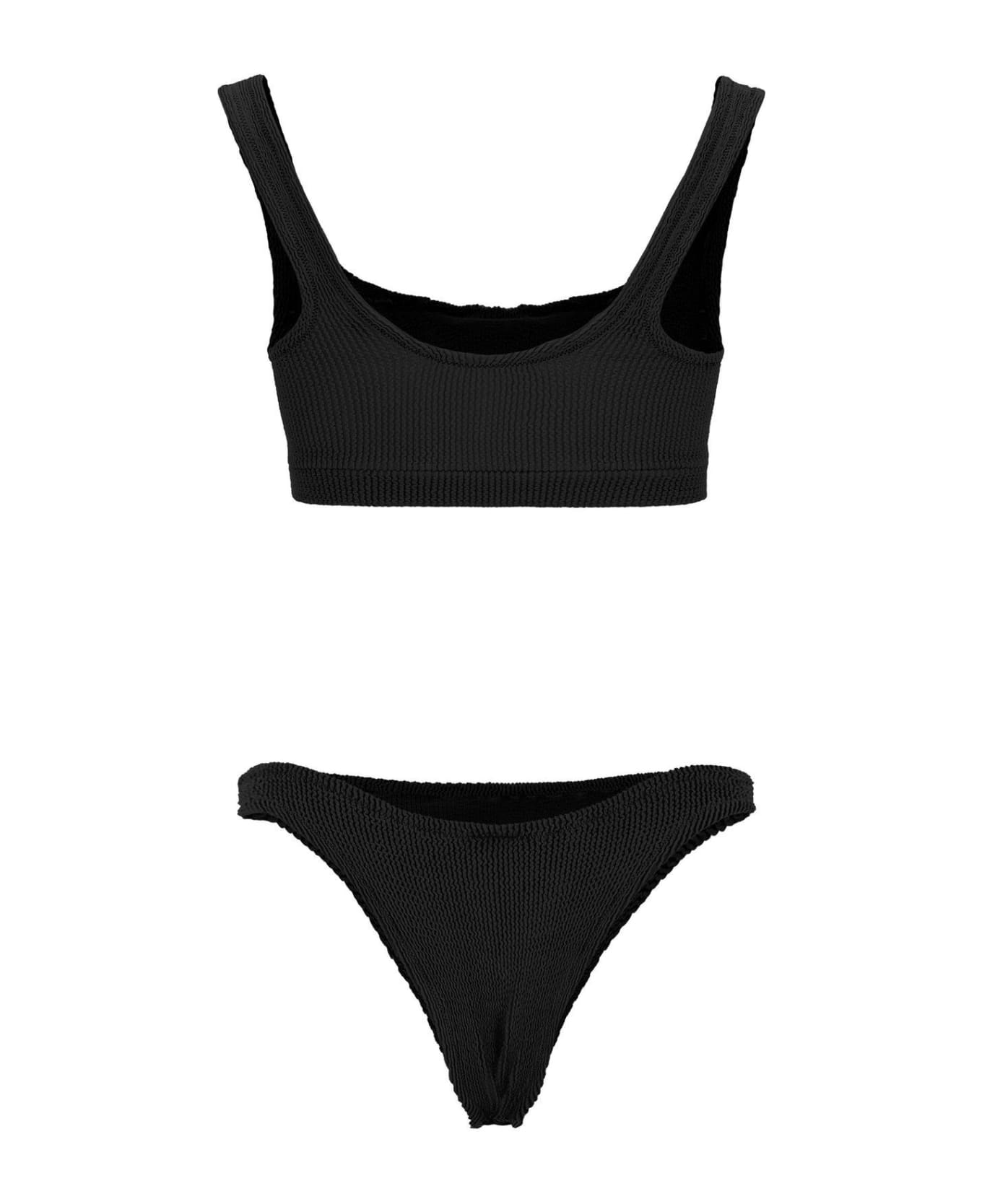 Reina Olga Ginny Boobs Stretch Bikini Set - Black ビキニ