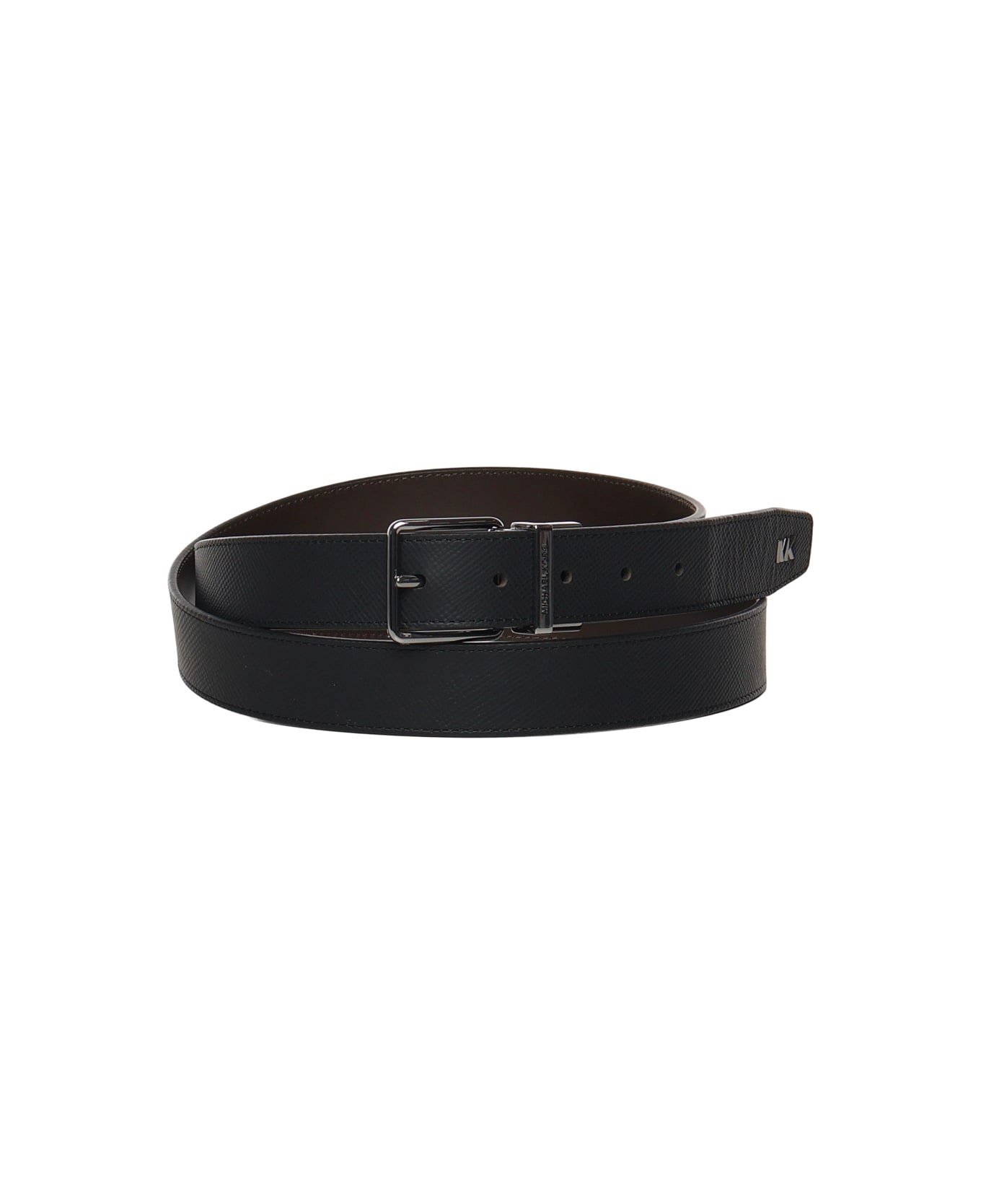 MICHAEL Michael Kors Leather Belt - Black