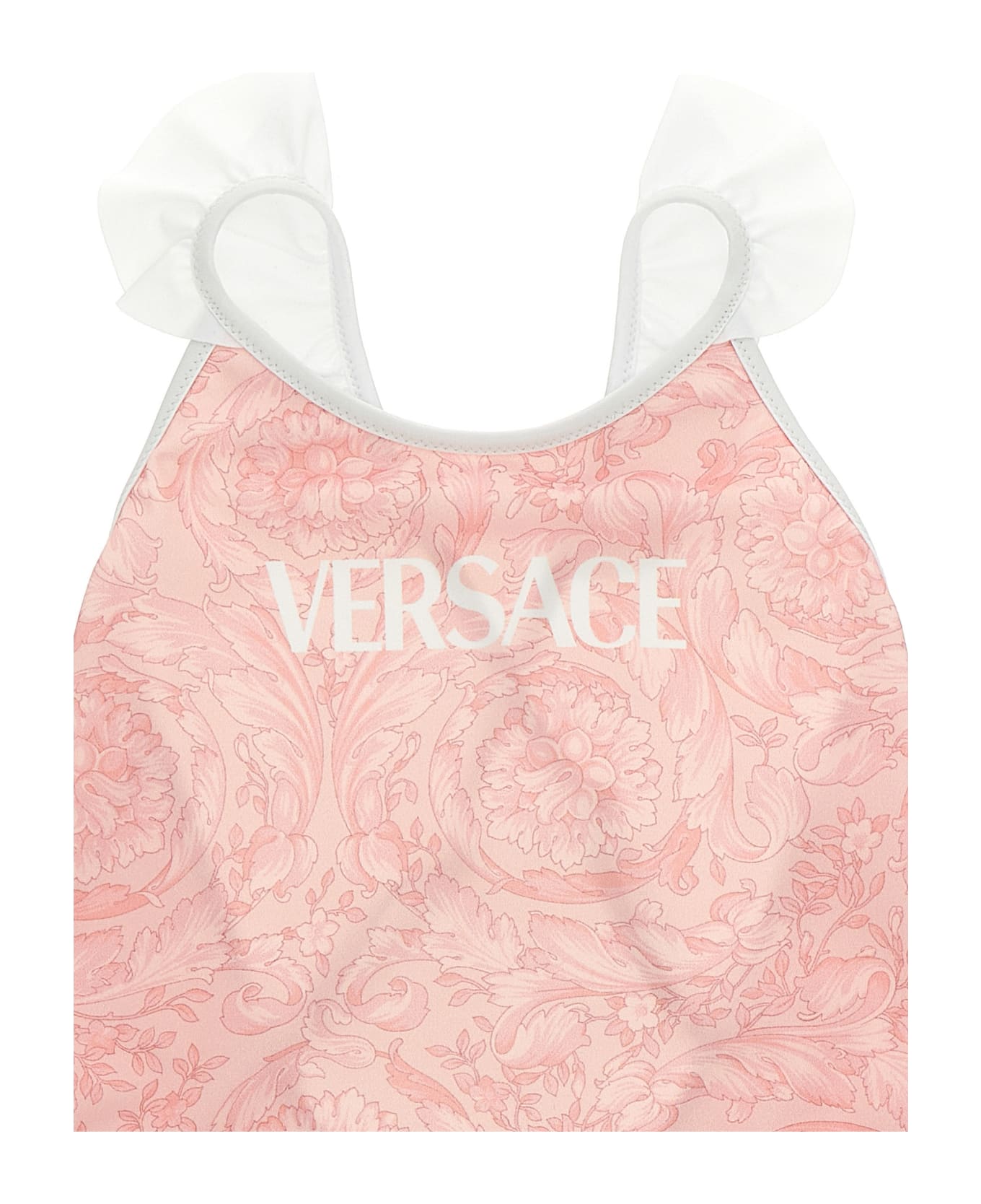 Versace 'barocco' One-piece Swimsuit - Pink