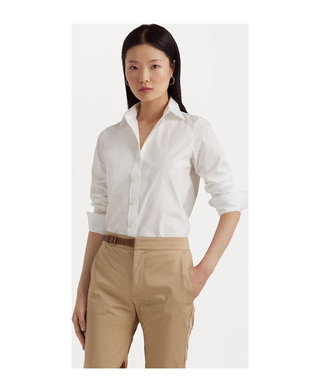 Ralph Lauren Jamelko Long Sleeve Shirt - White シャツ