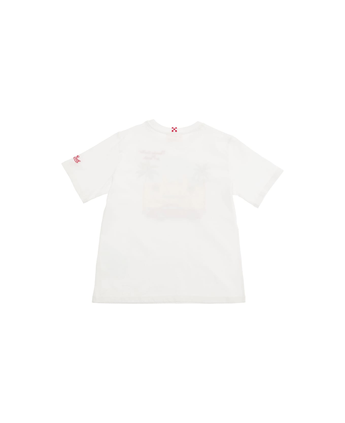 MC2 Saint Barth White T-shirt With 'mando Tutto A Monte' Embroidery In Cotton Boy - White