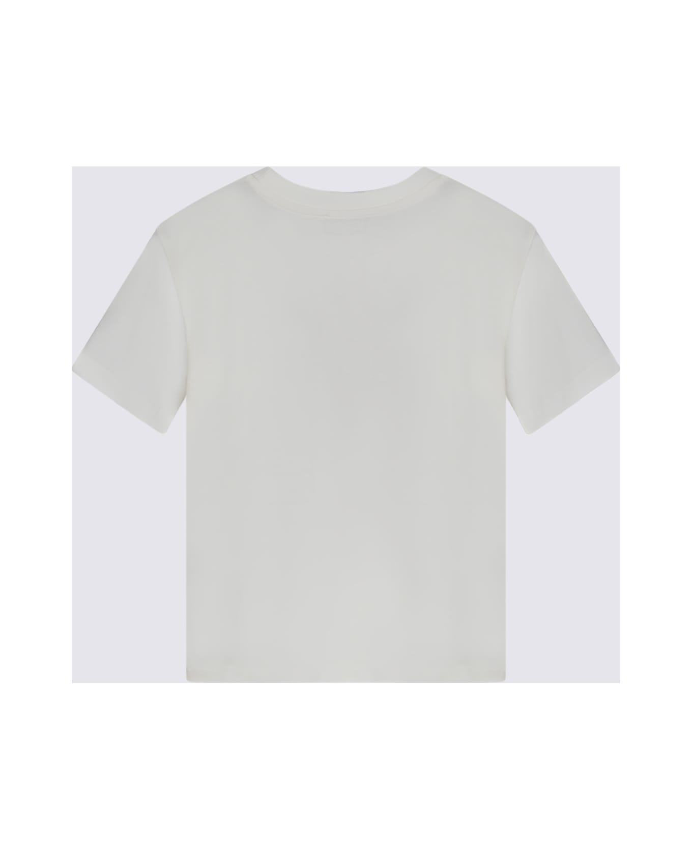 Moschino White Cotton T-shirt - Cloud