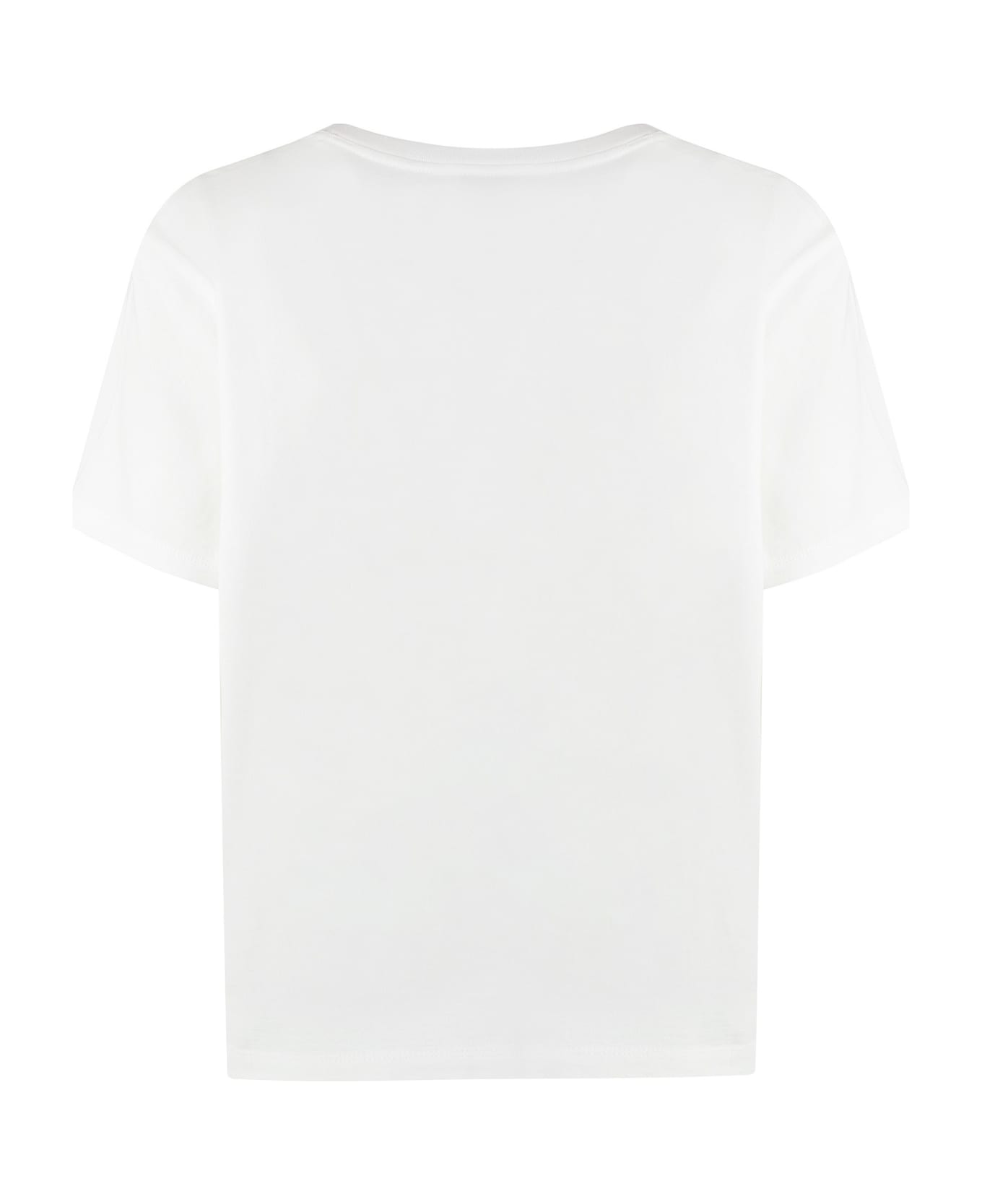 Vince Cotton Crew-neck T-shirt - White Tシャツ