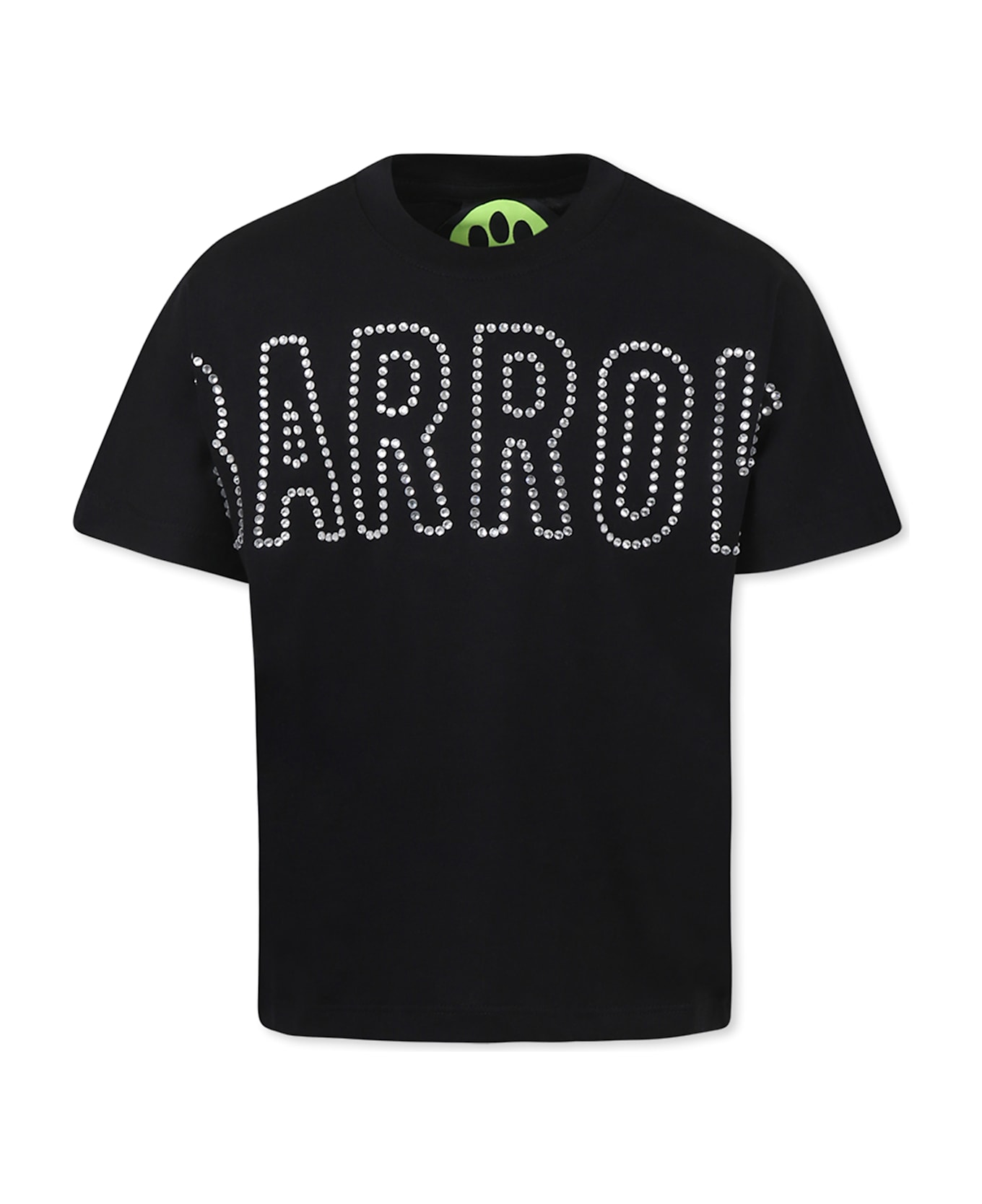 Barrow Black T-shirt For Girl With Logo - Black