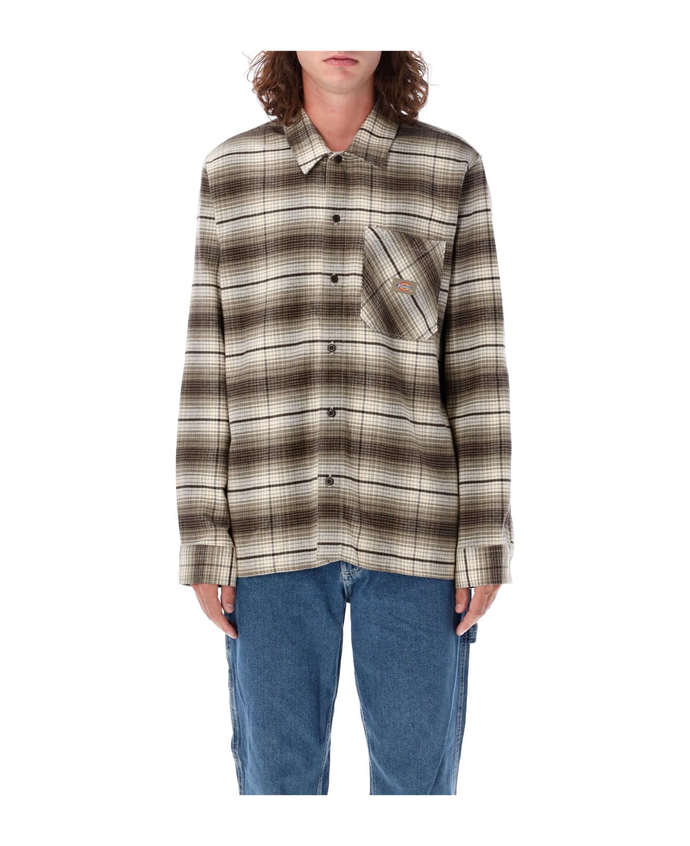 Dickies Forest Check Shirt - BROWN CHECK