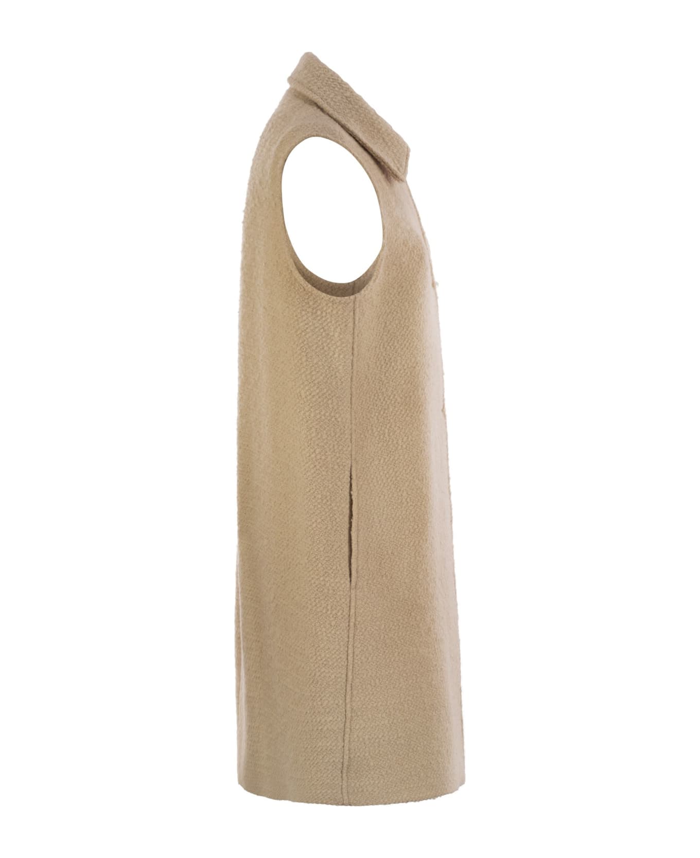 Fay 3 Ganci Lined Waistcoat - Beige