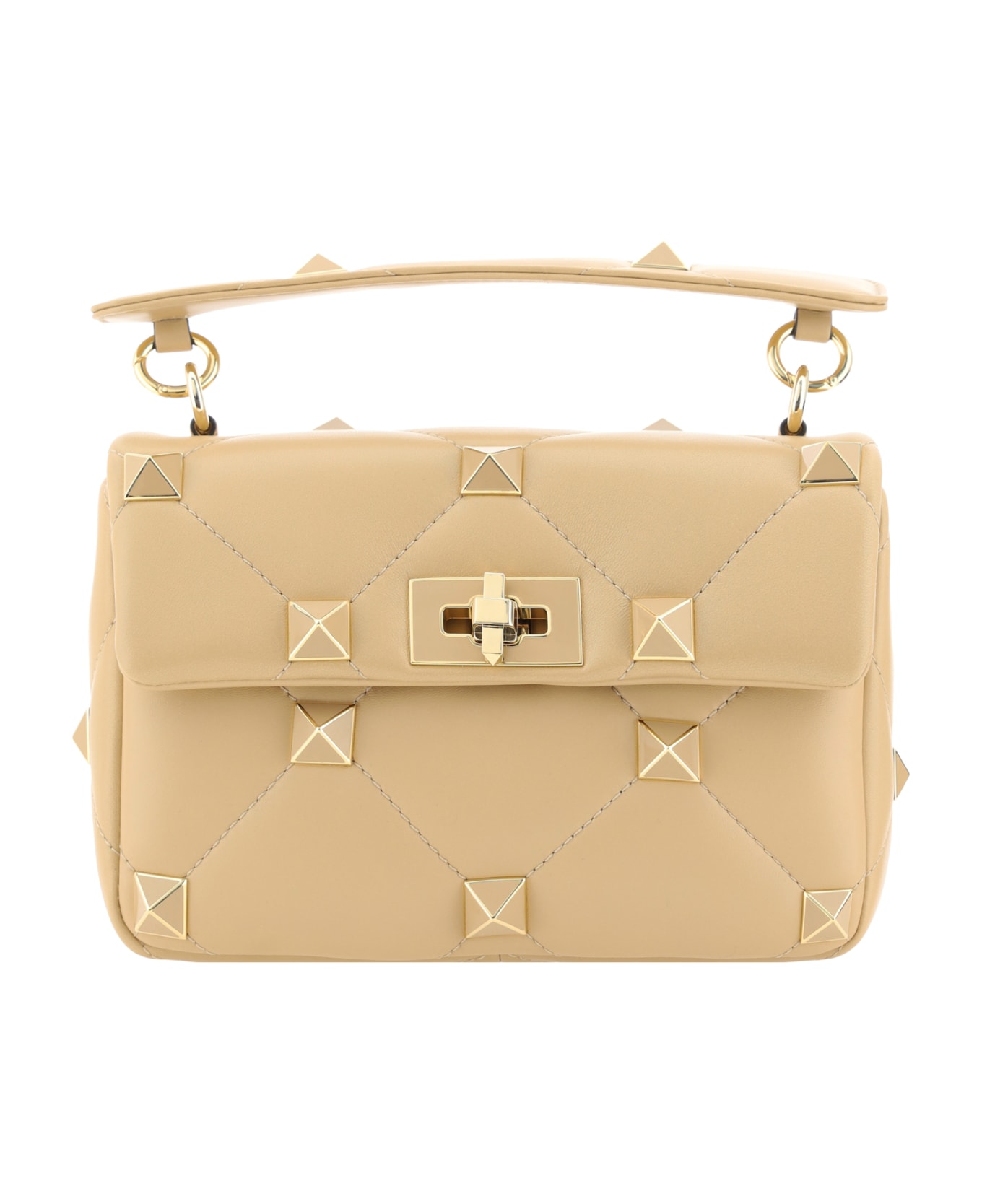 ハンドバッグ Valentino Garavani Leather Medium Roman Stud Handbag Valentino Garavani Roman Stud Handbag | italist