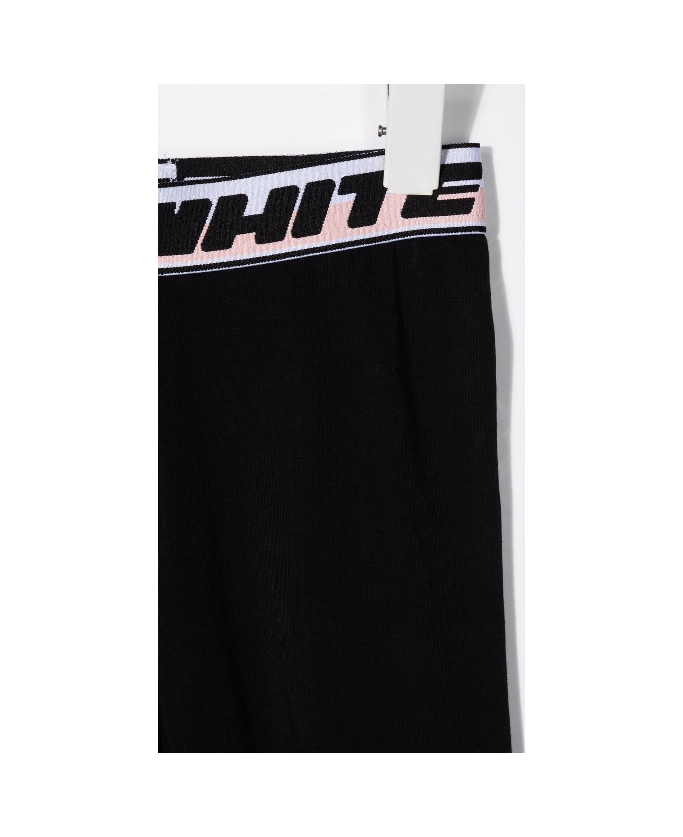 Off-White Kids Black Logo Band Leggings - BLACK