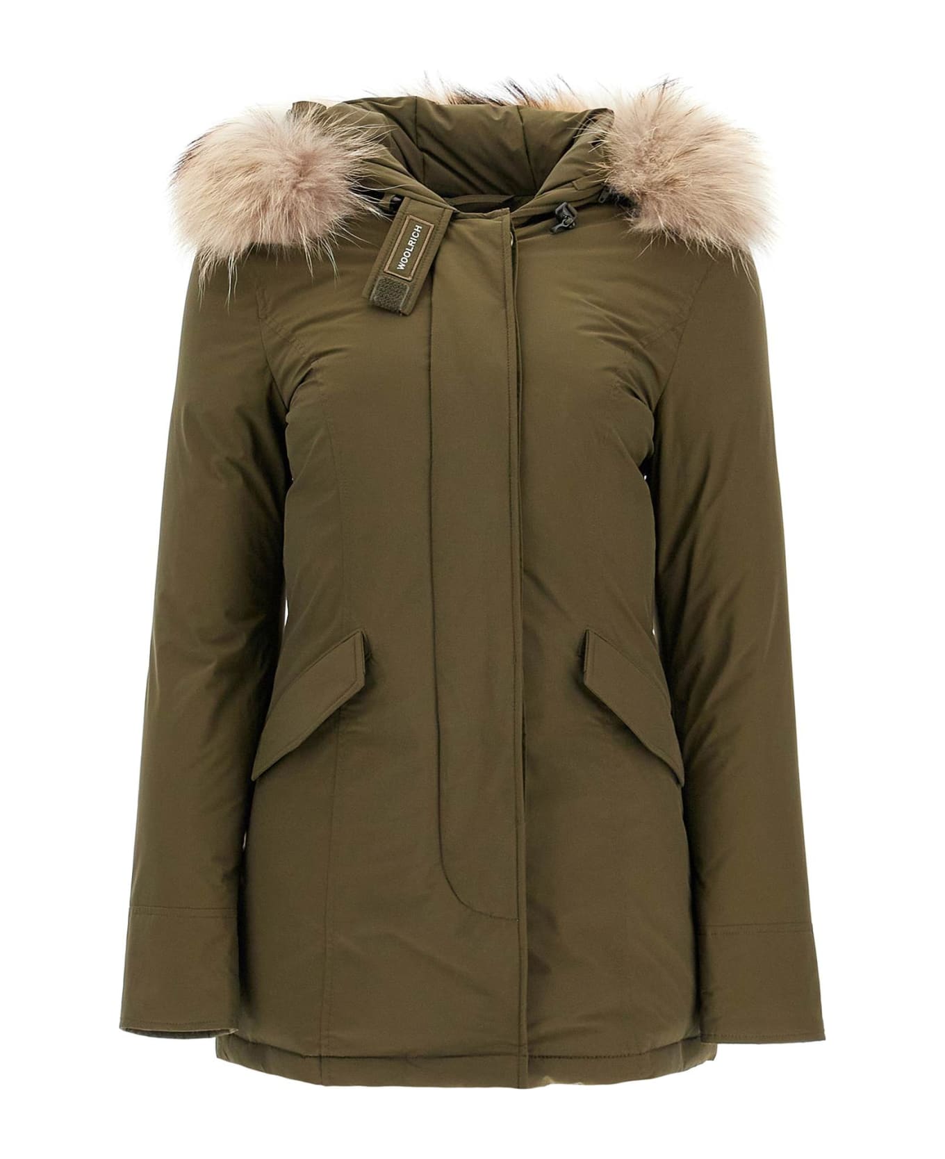 Woolrich Luxury Arctic Parka With Fur - DARK GREEN