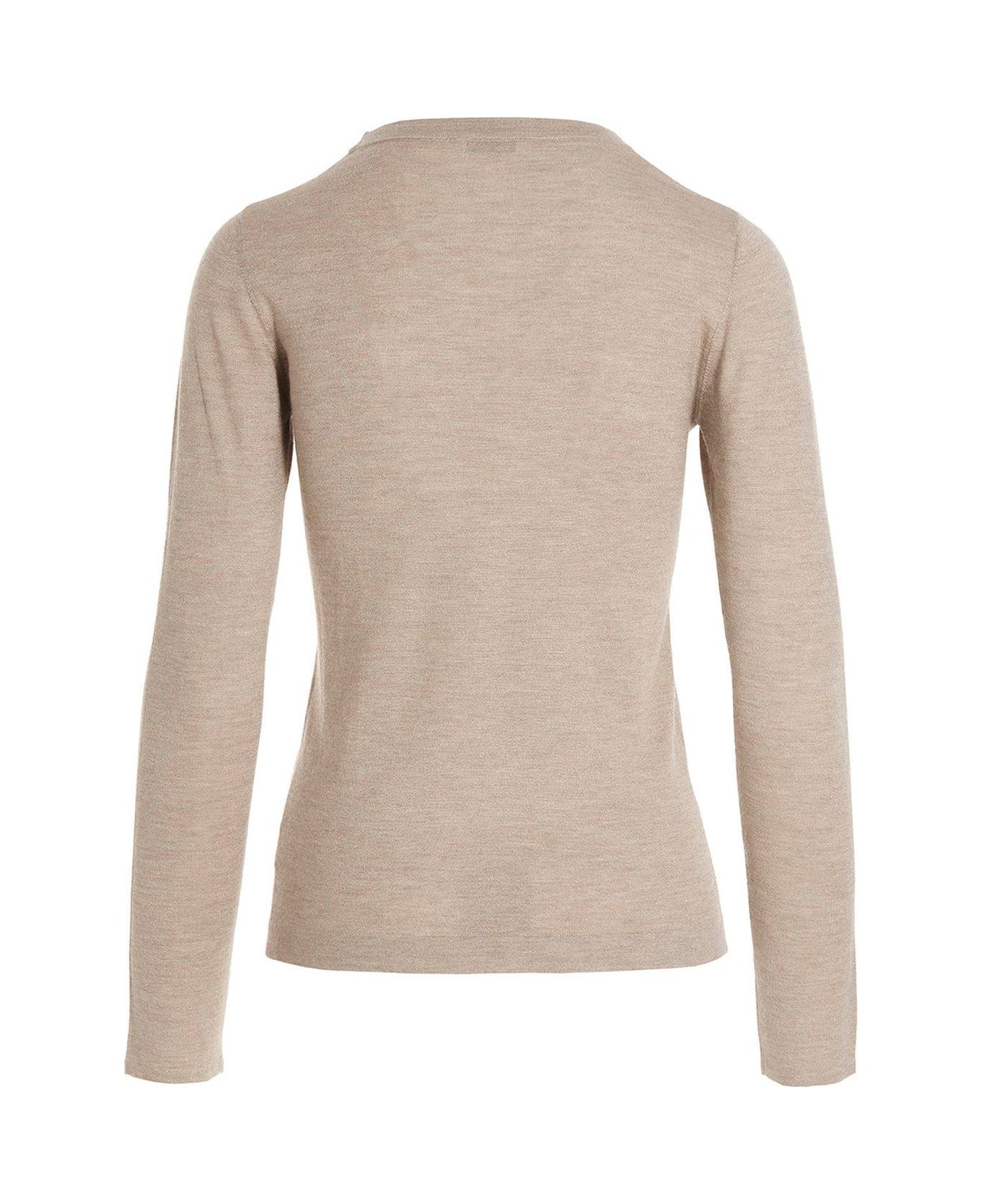 Brunello Cucinelli Cashmere And Silk Sweater - BEIGE ニットウェア