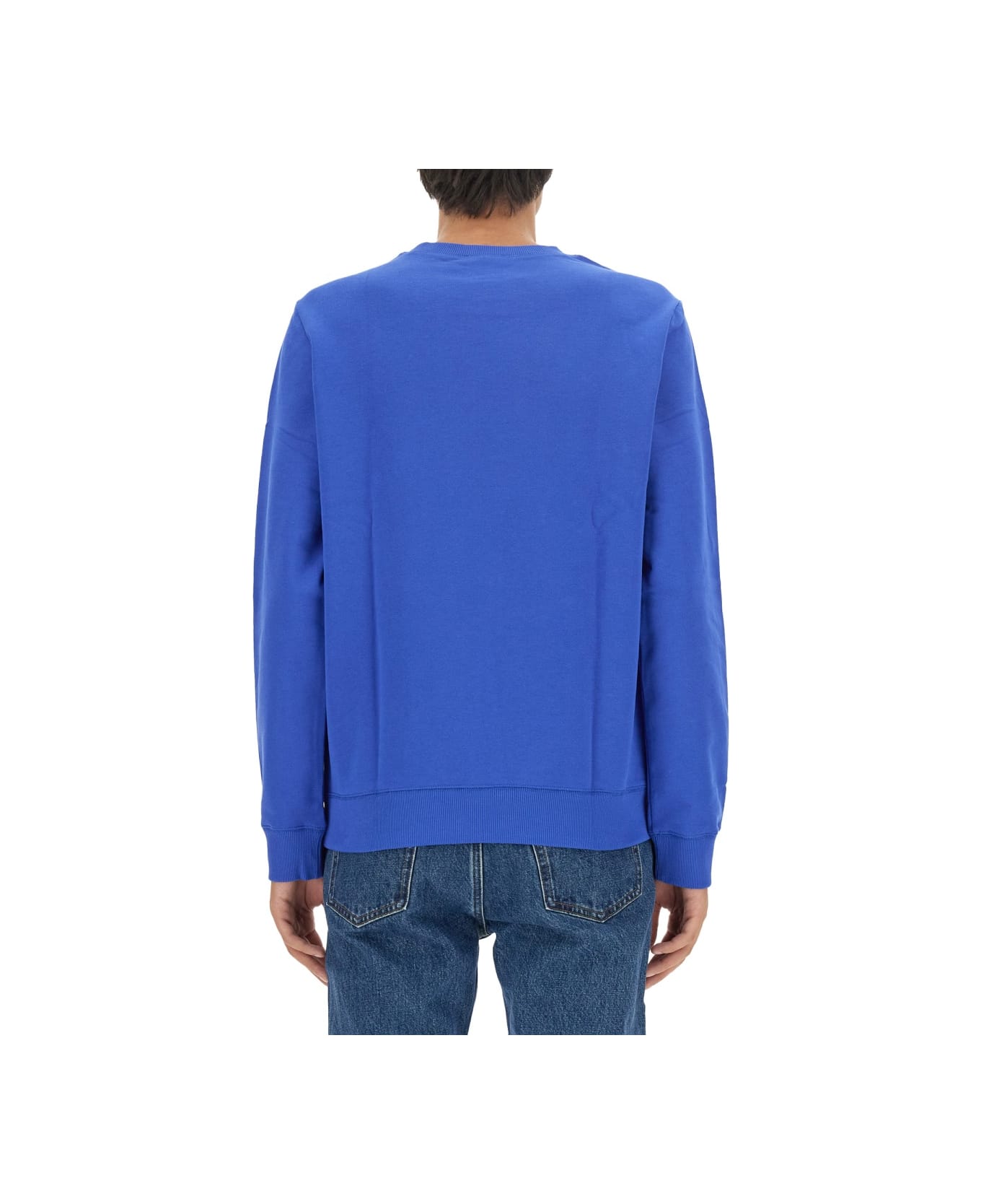 A.P.C. Sweatshirt With Logo - BLUE フリース