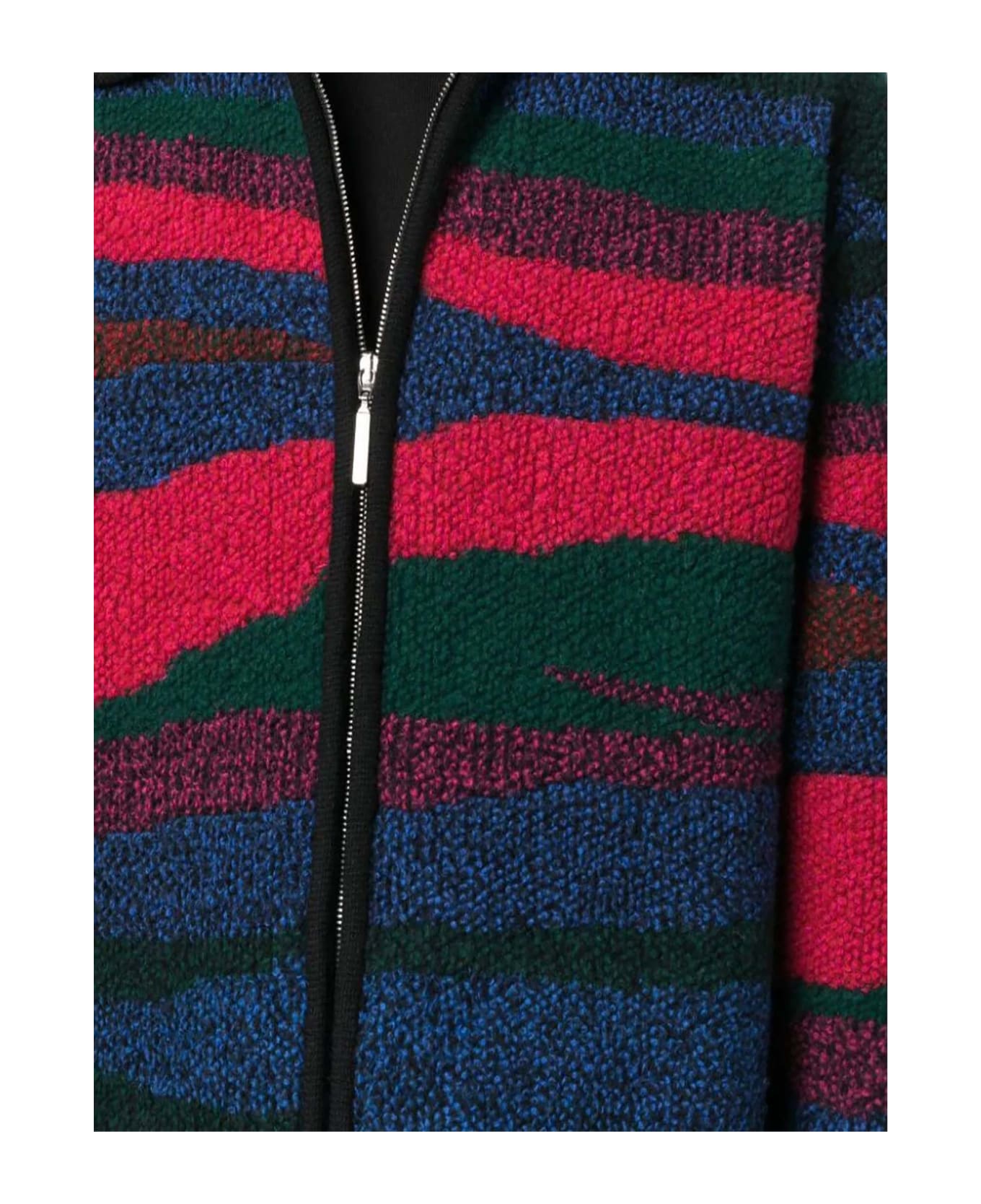Missoni Multicolour Wool Jacket - Black/red Base