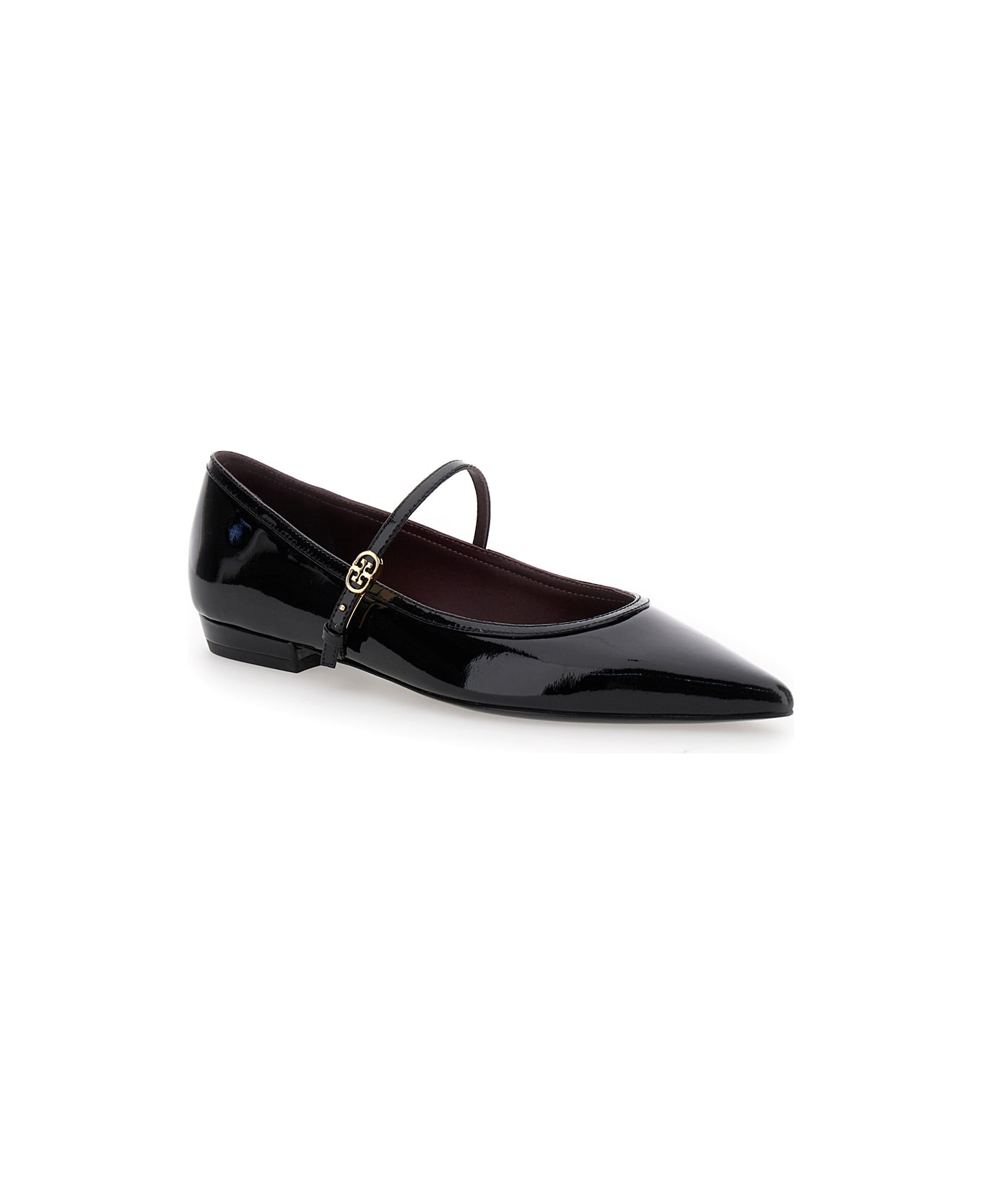 Tory Burch Double T Buckle Mary Jane - Black