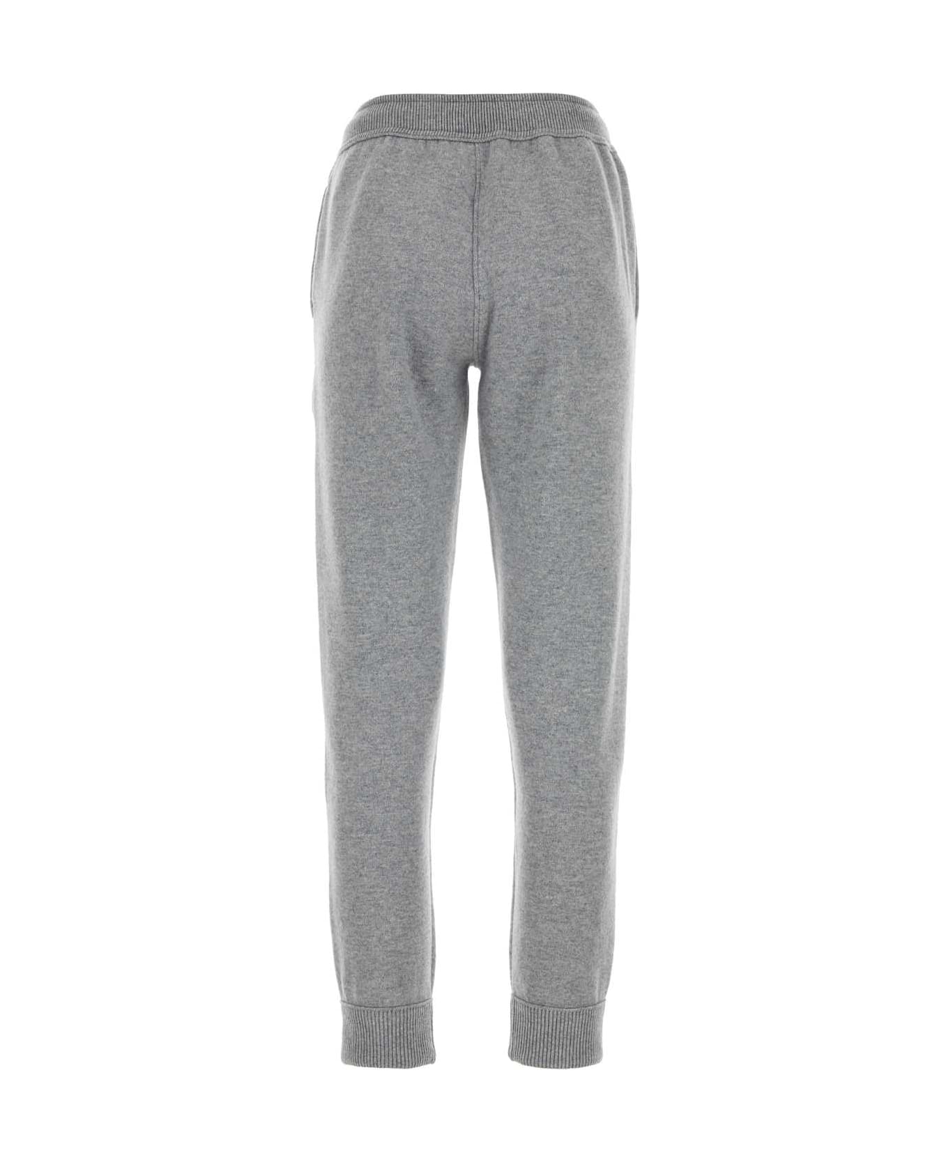 Bottega Veneta Grey Cashmere Joggers - LIGHTGREYMELANGE