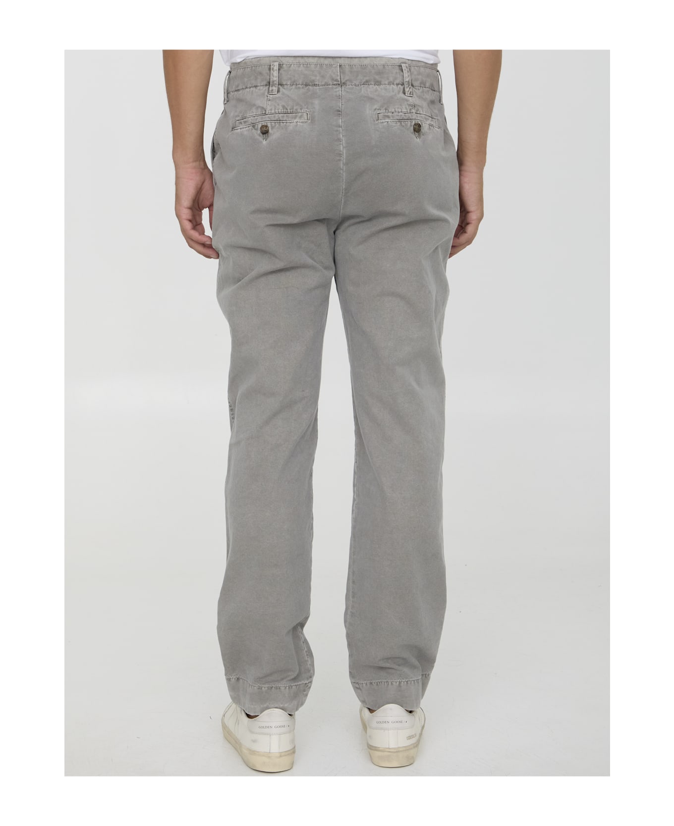 James Perse Rigid Canvas Pants - GREY