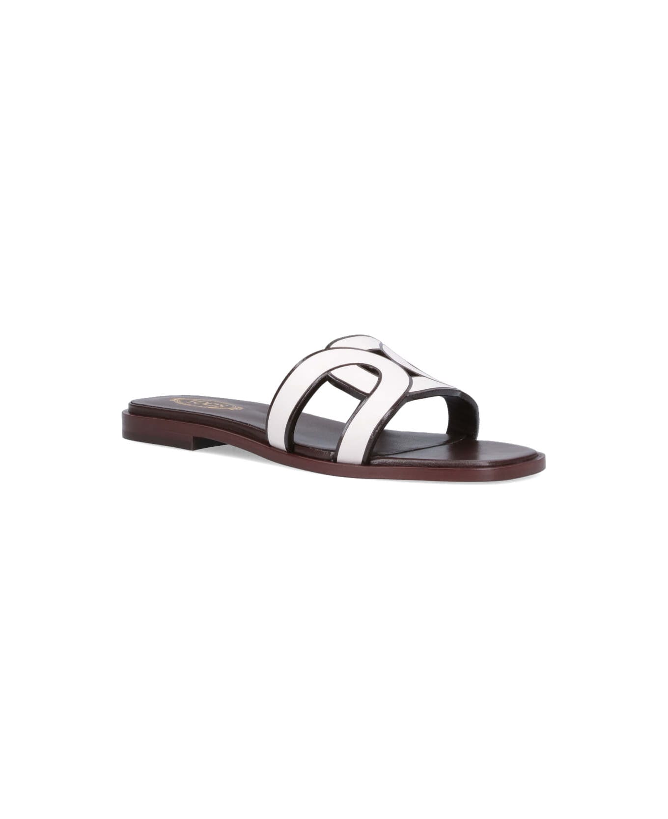 Tod's Shaped Sandals - White