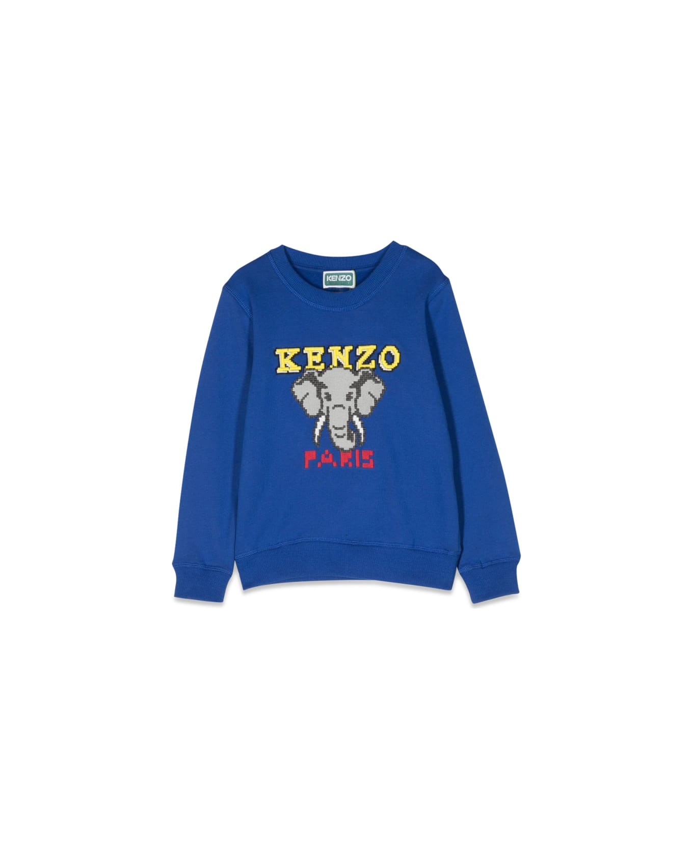 Kenzo Kids Elephant Crewneck Sweatshirt - BLUE