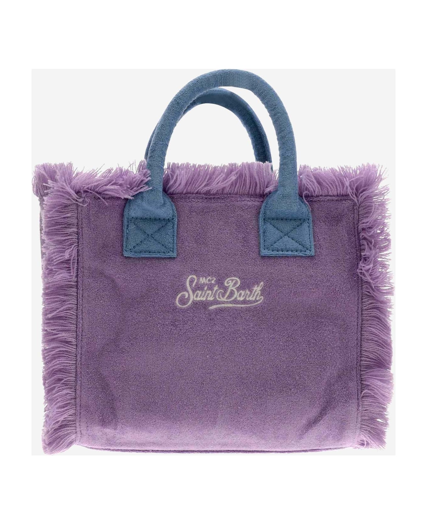 MC2 Saint Barth Colette Tote Bag With Logo - Purple