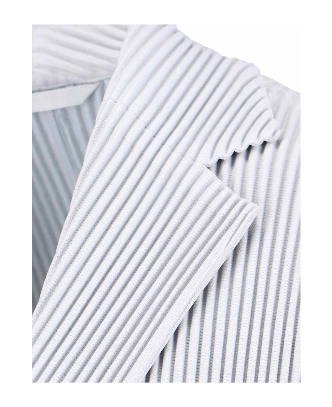 Homme Plissé Issey Miyake 
basics
 Blazer - Gray