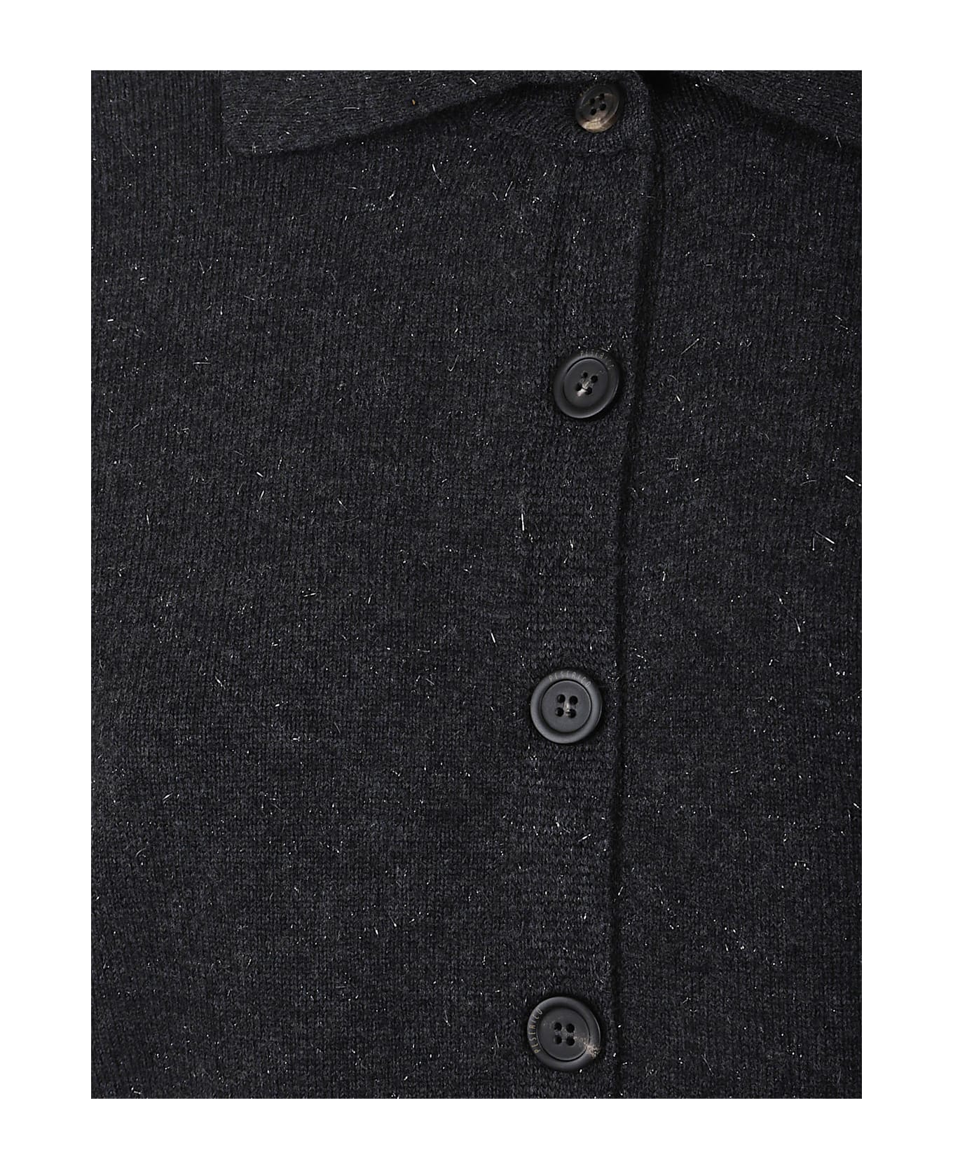 Peserico Cardigan Donna In Tricot - Grigio Zaffiro Scuro