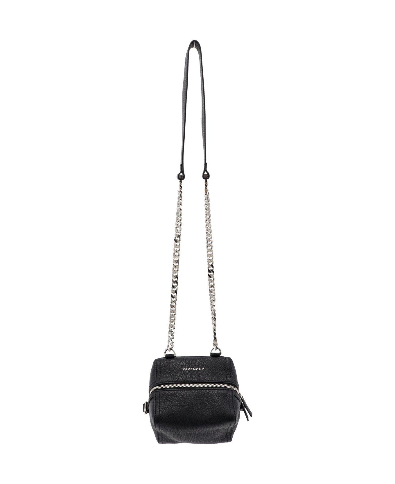 Givenchy Pandora Zip-up Mini Crossbody Bag - Black