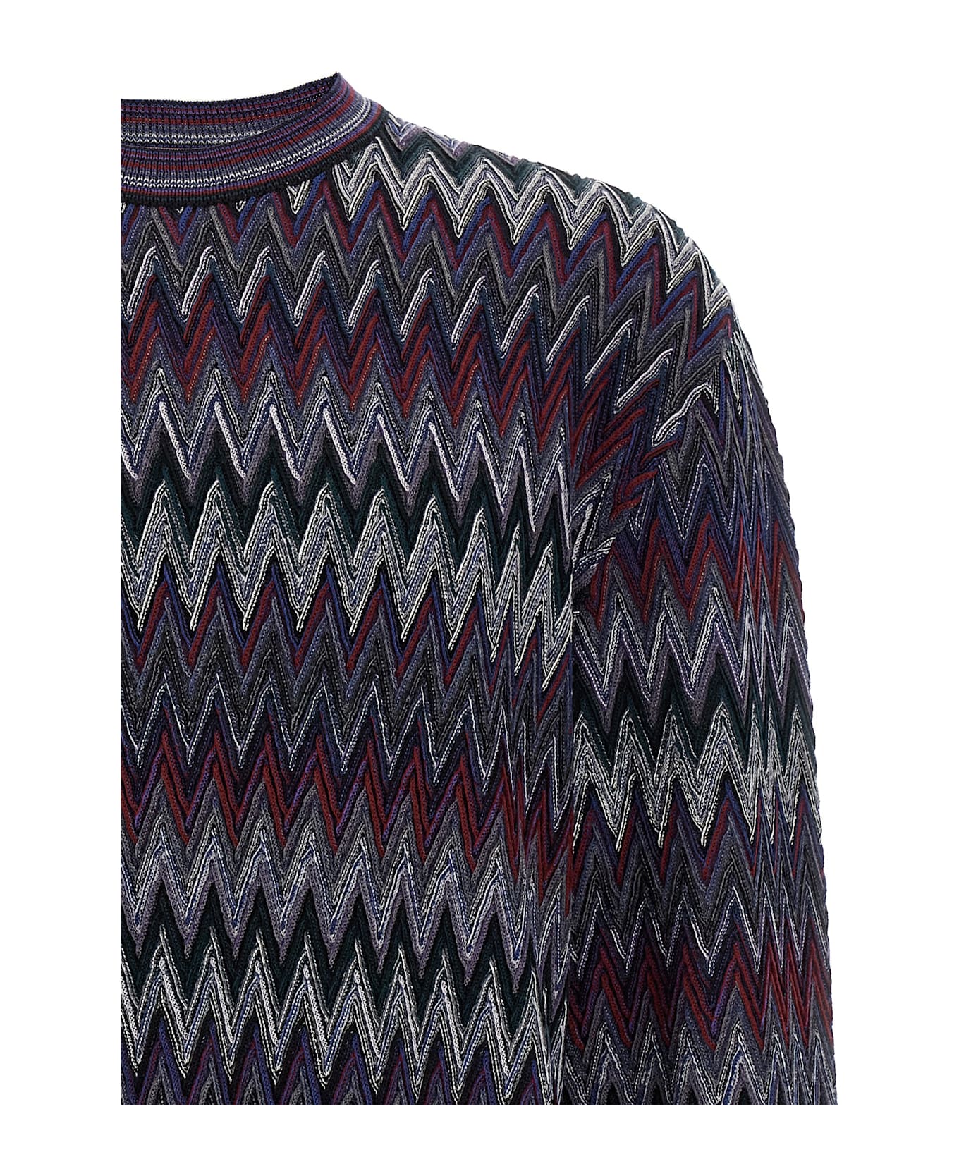 Missoni Zigzag Pattern Sweater - Blue