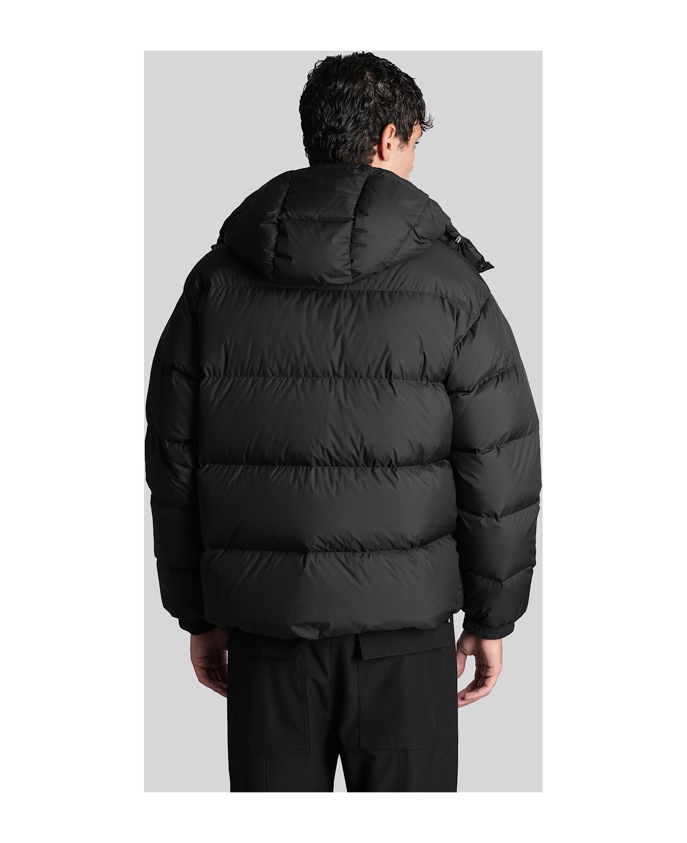 Emporio Armani Puffer In Black Polyester - black