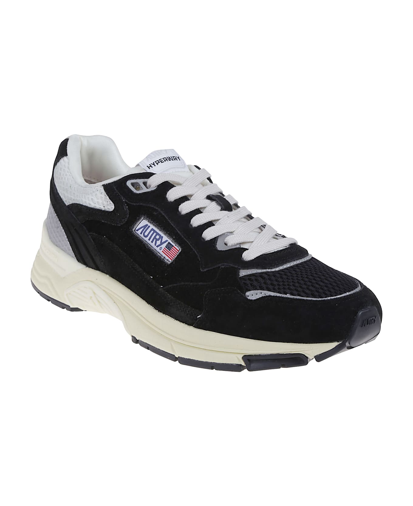 Autry Hyperway Low Sneakers - Black/silver