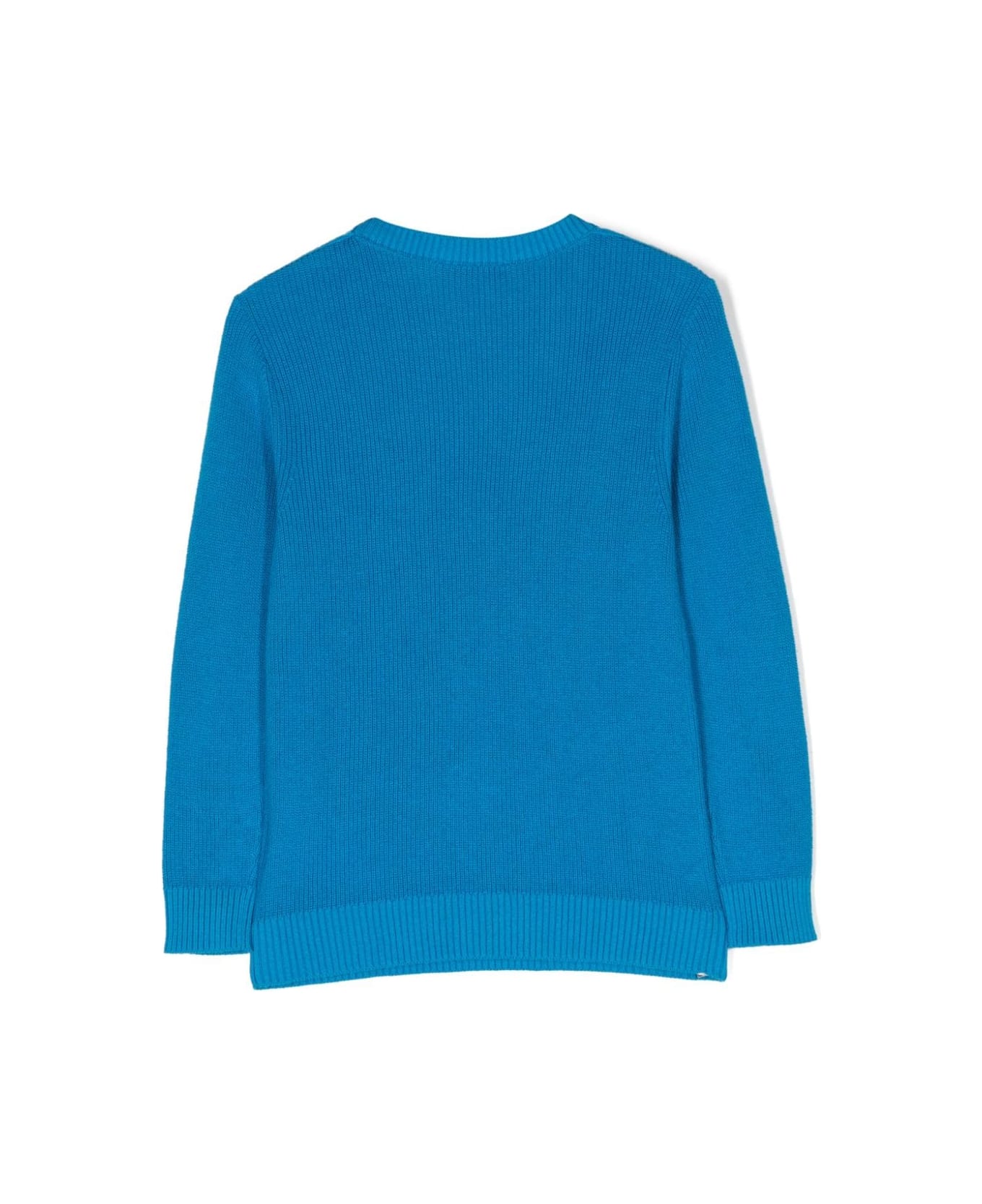 Manuel Ritz Light Blue Chill Neck Sweater - Light blue