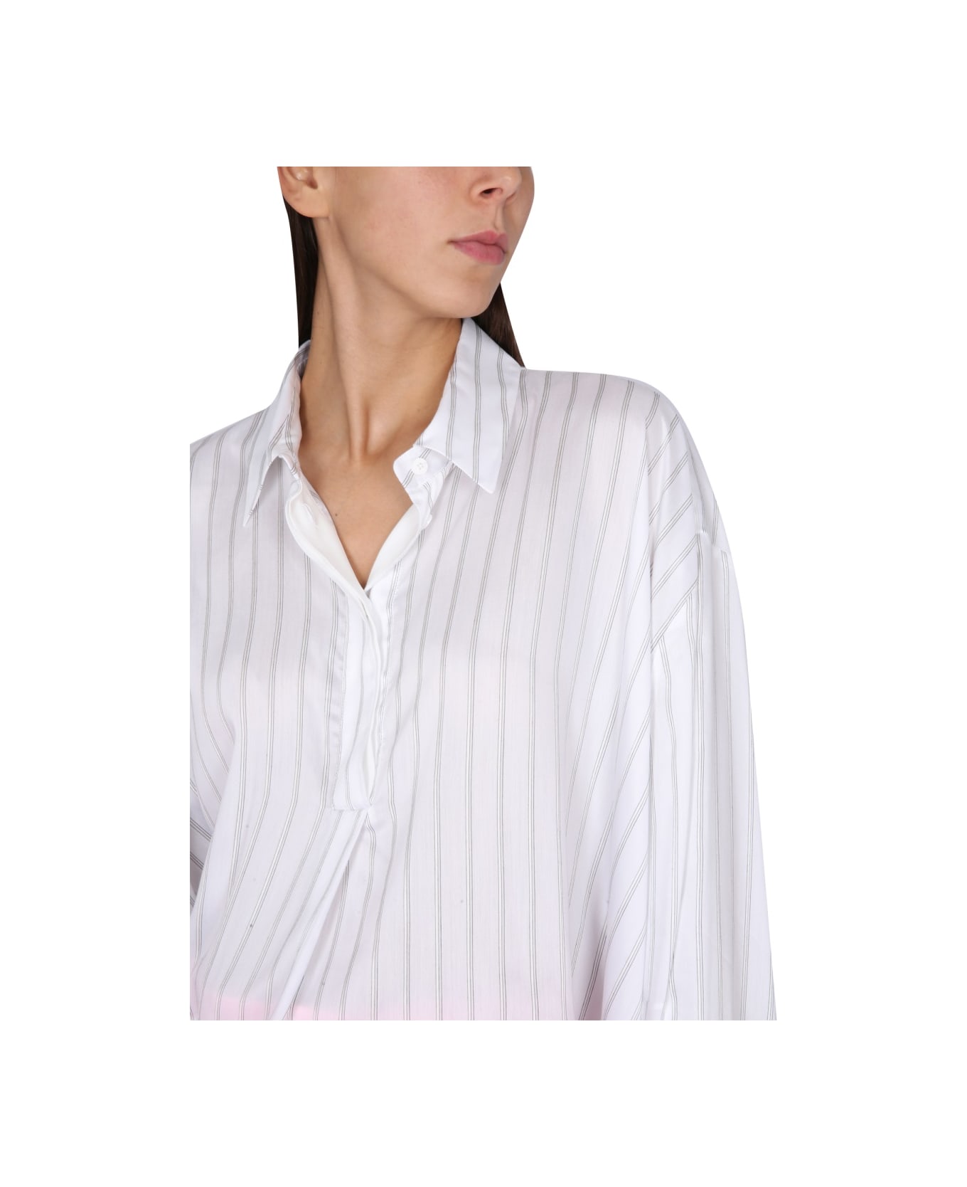 The Attico Jill Shirt - WHITE