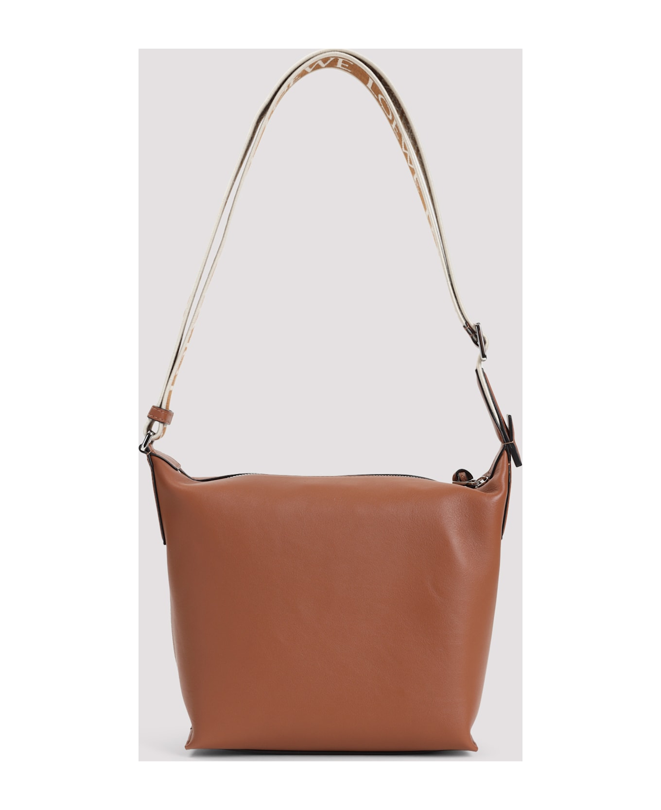 Loewe Cubi Small Crossbody Bag - Tan