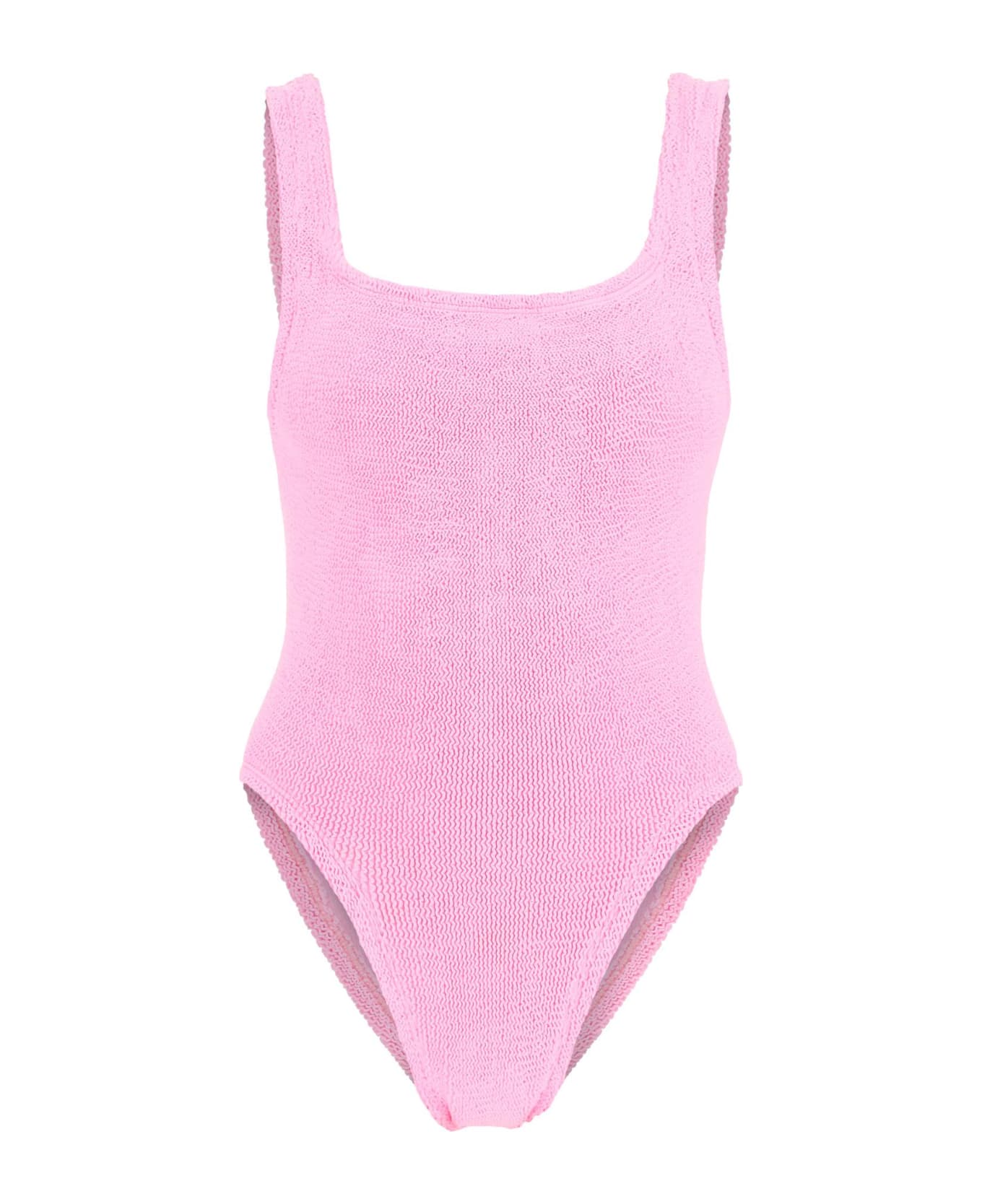 Hunza G Square Neck Swimsuit - BUBBLEGUM (Pink) ワンピース