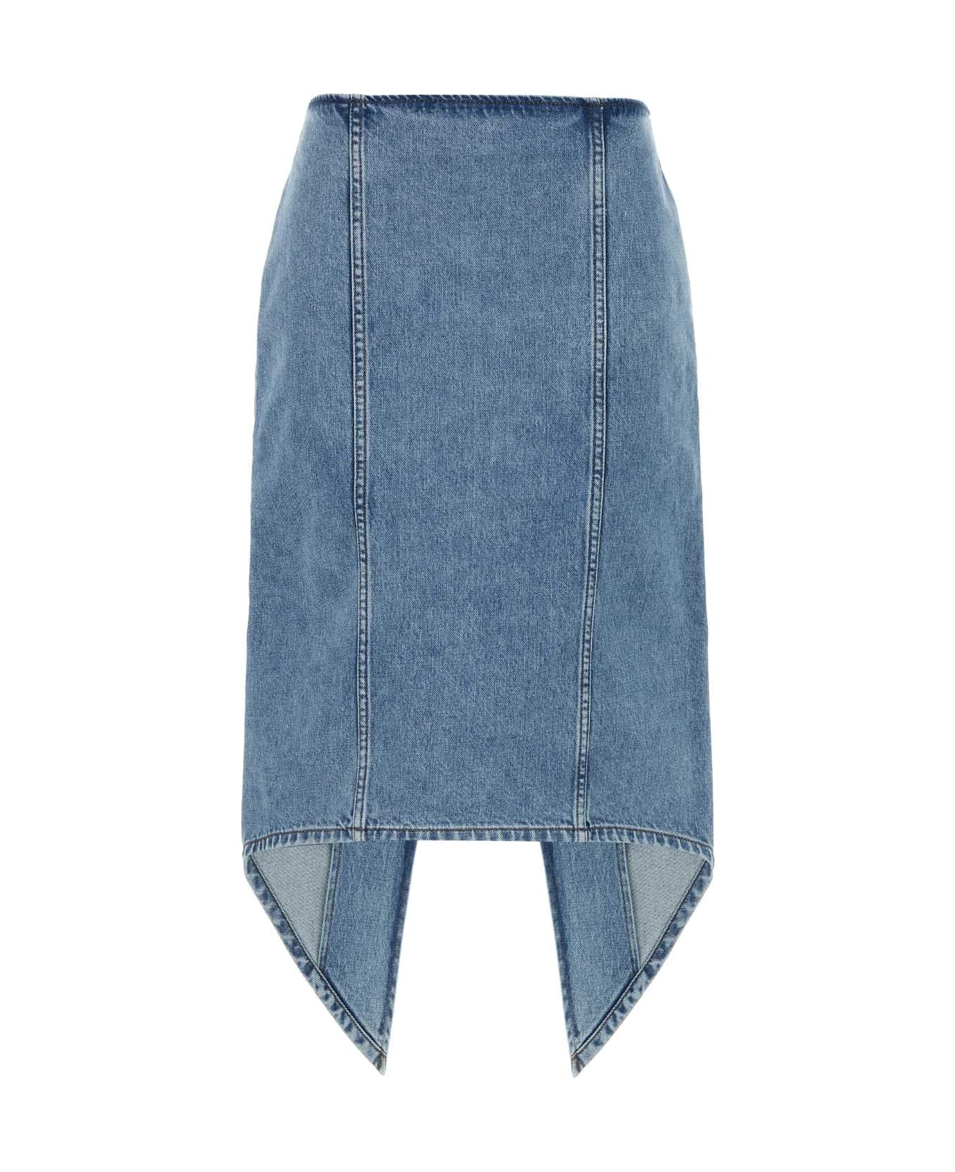 J.W. Anderson Denim Skrit - LIGHTBLUE