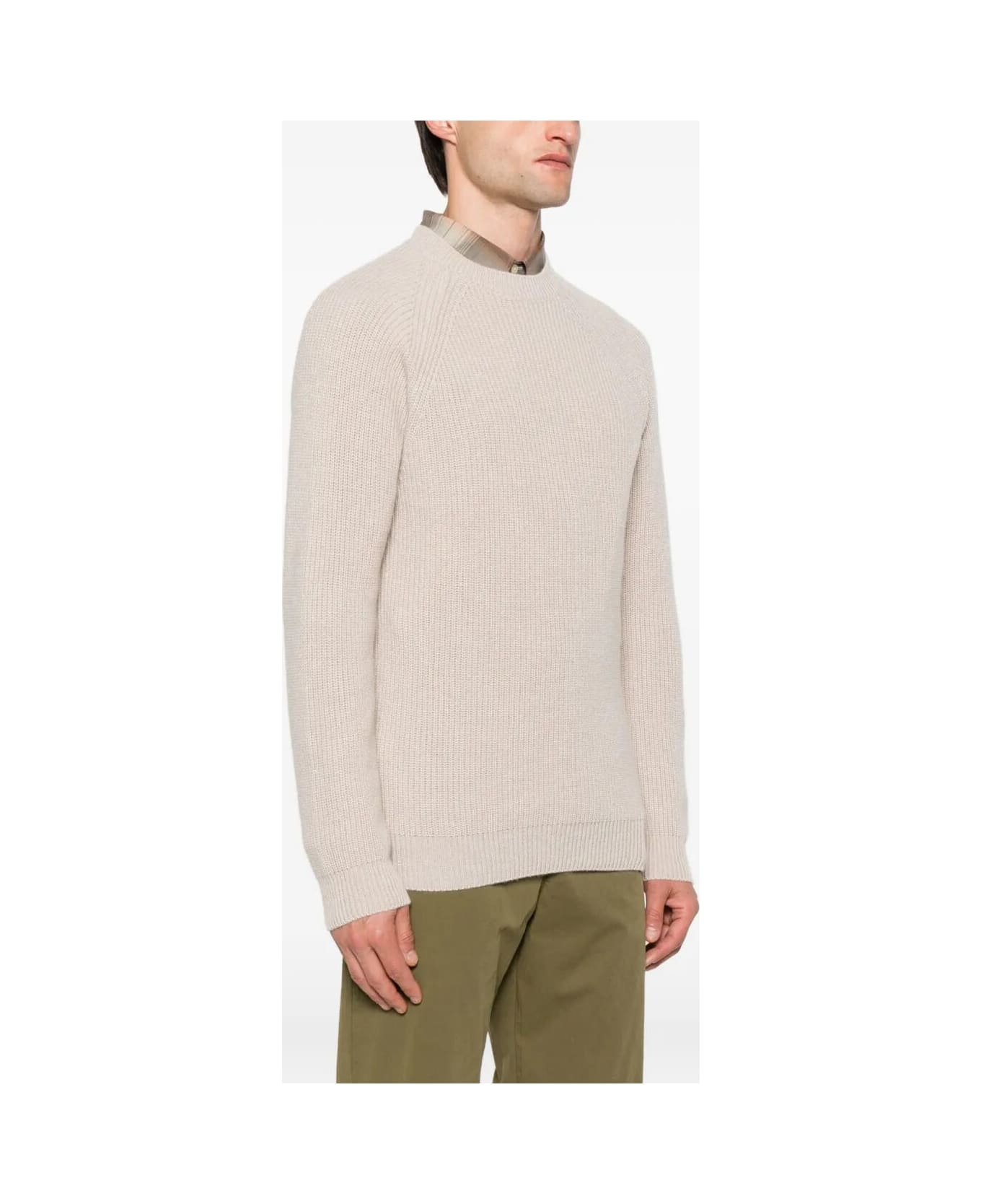 Zanone Roundneck Cashmere - Seashell
