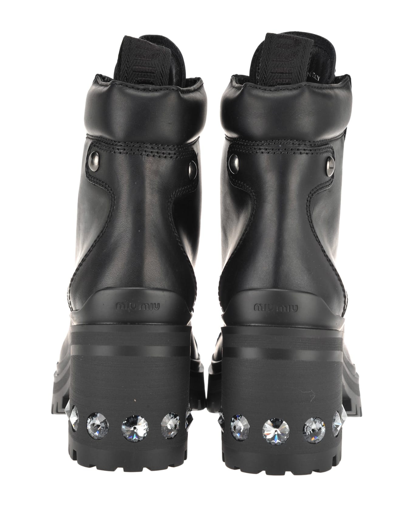 miu miu rhinestone heels