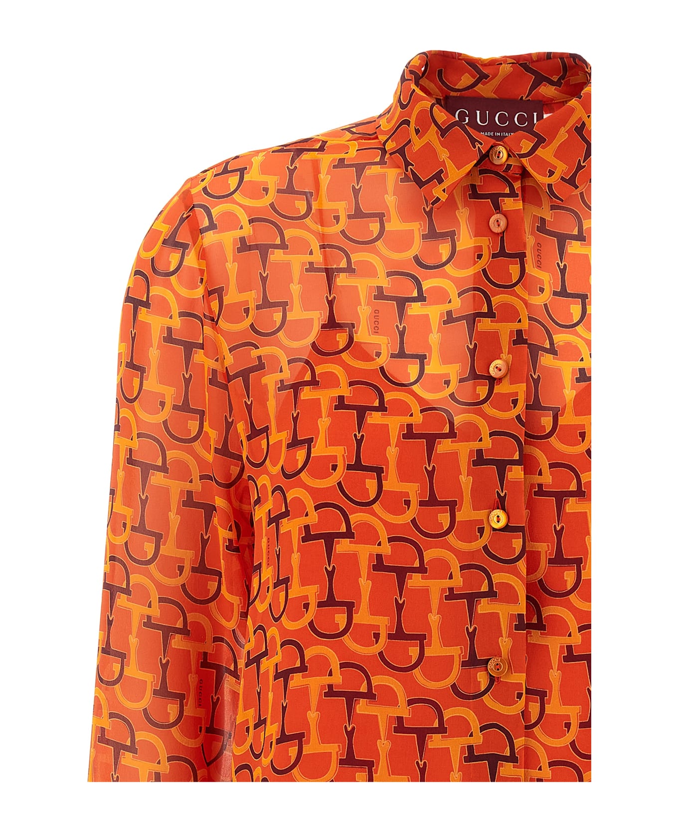 Gucci Clamp Print Shirt - Multicolor