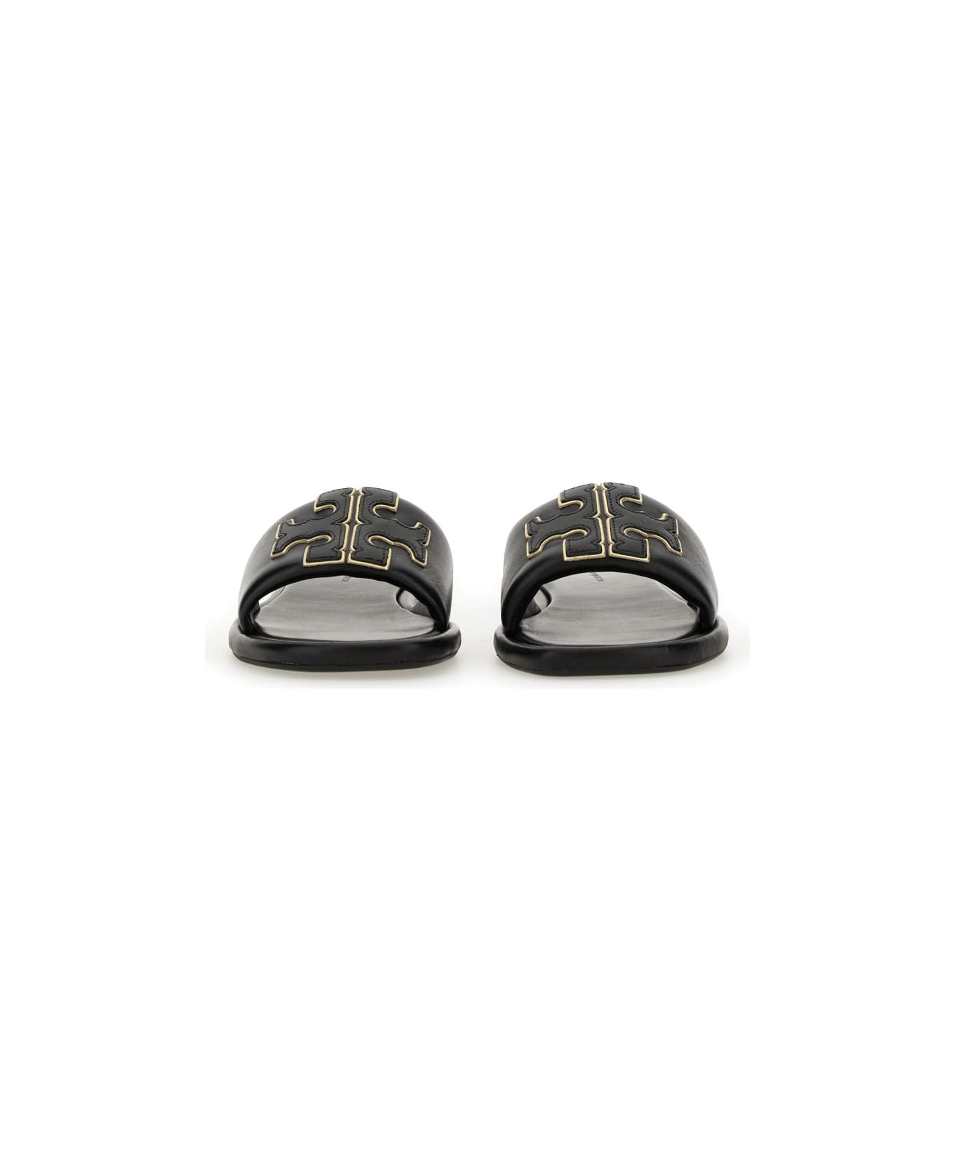 Tory Burch Sandalo Slider Sportivo A Doppia T - BLACK
