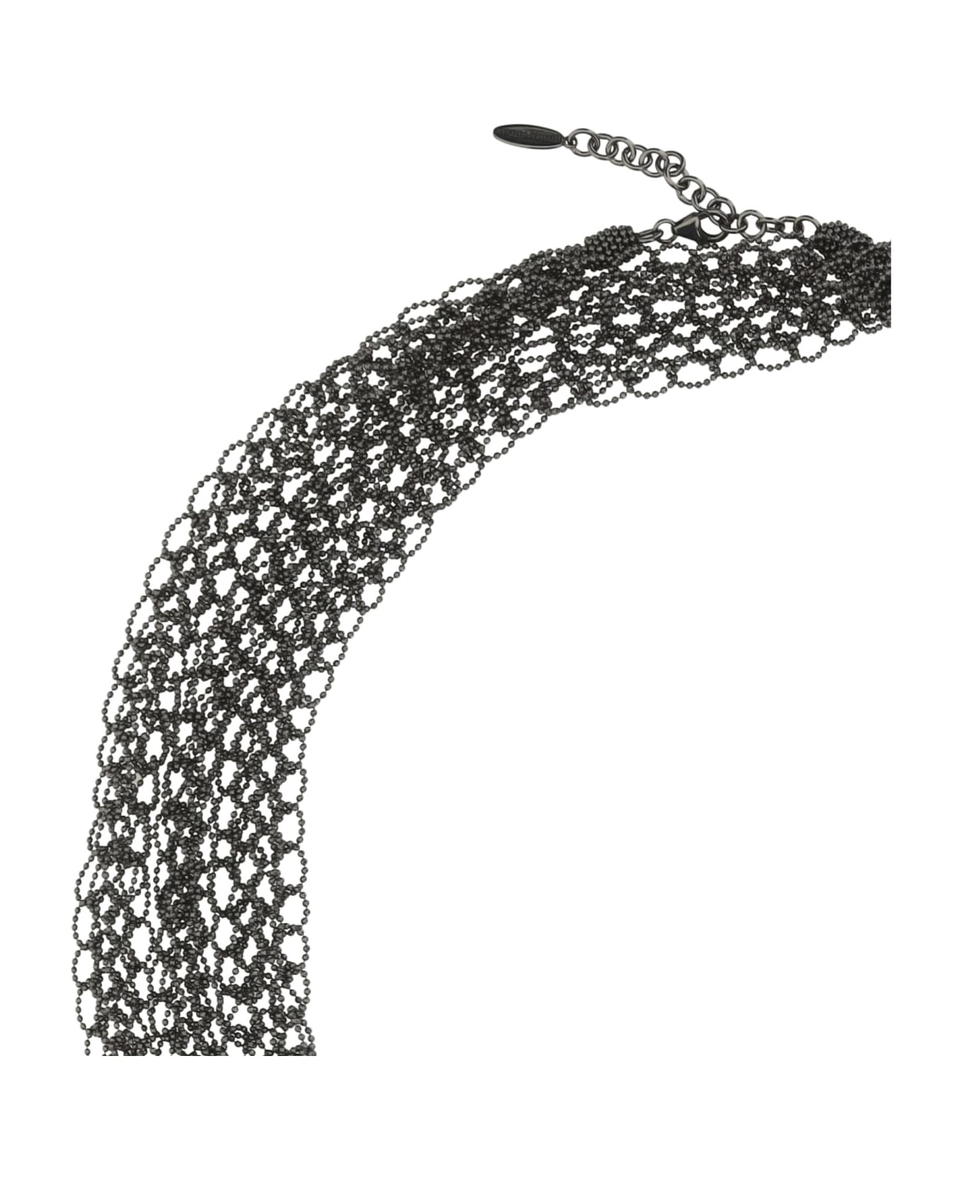 Brunello Cucinelli Precious Loops Necklace - Ultrablack