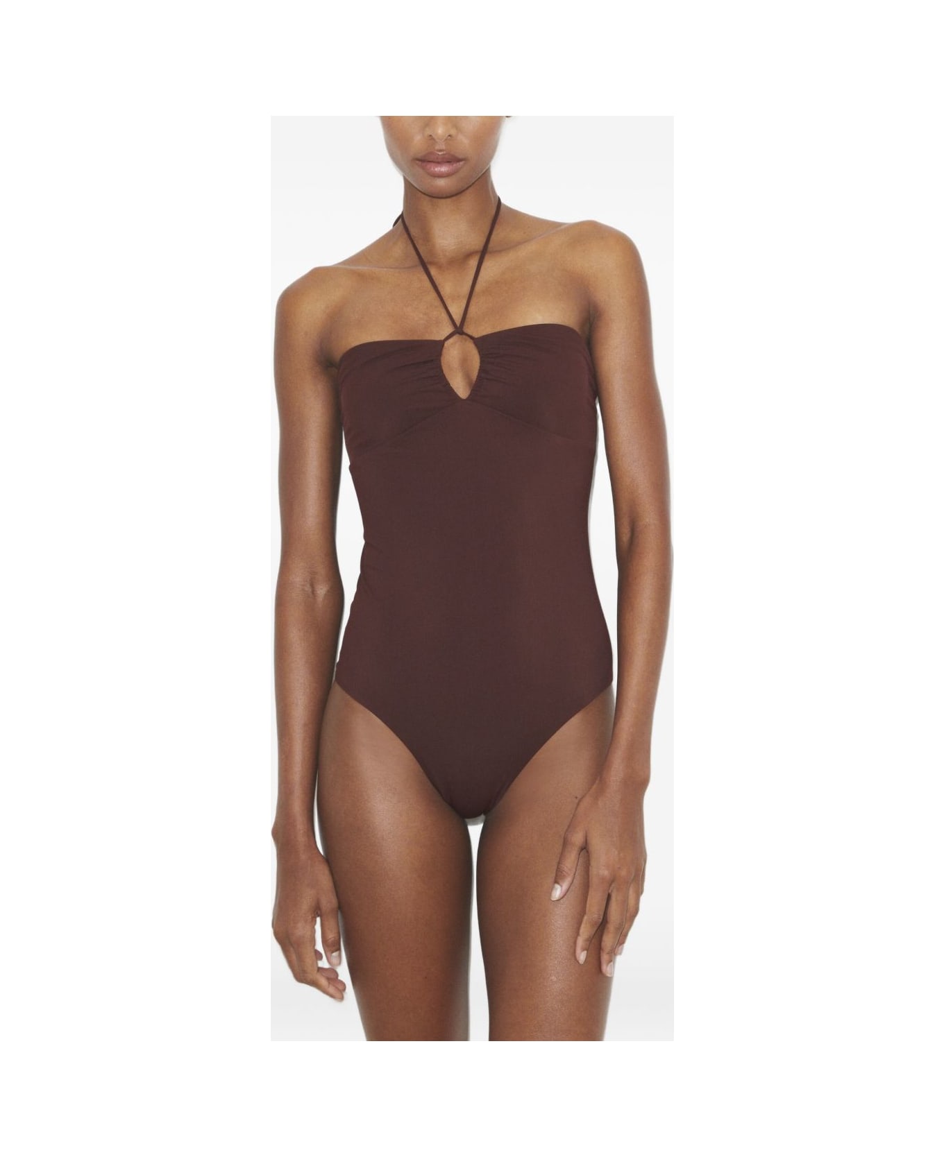 Tory Burch One Piece Swimsuit - Bordeaux