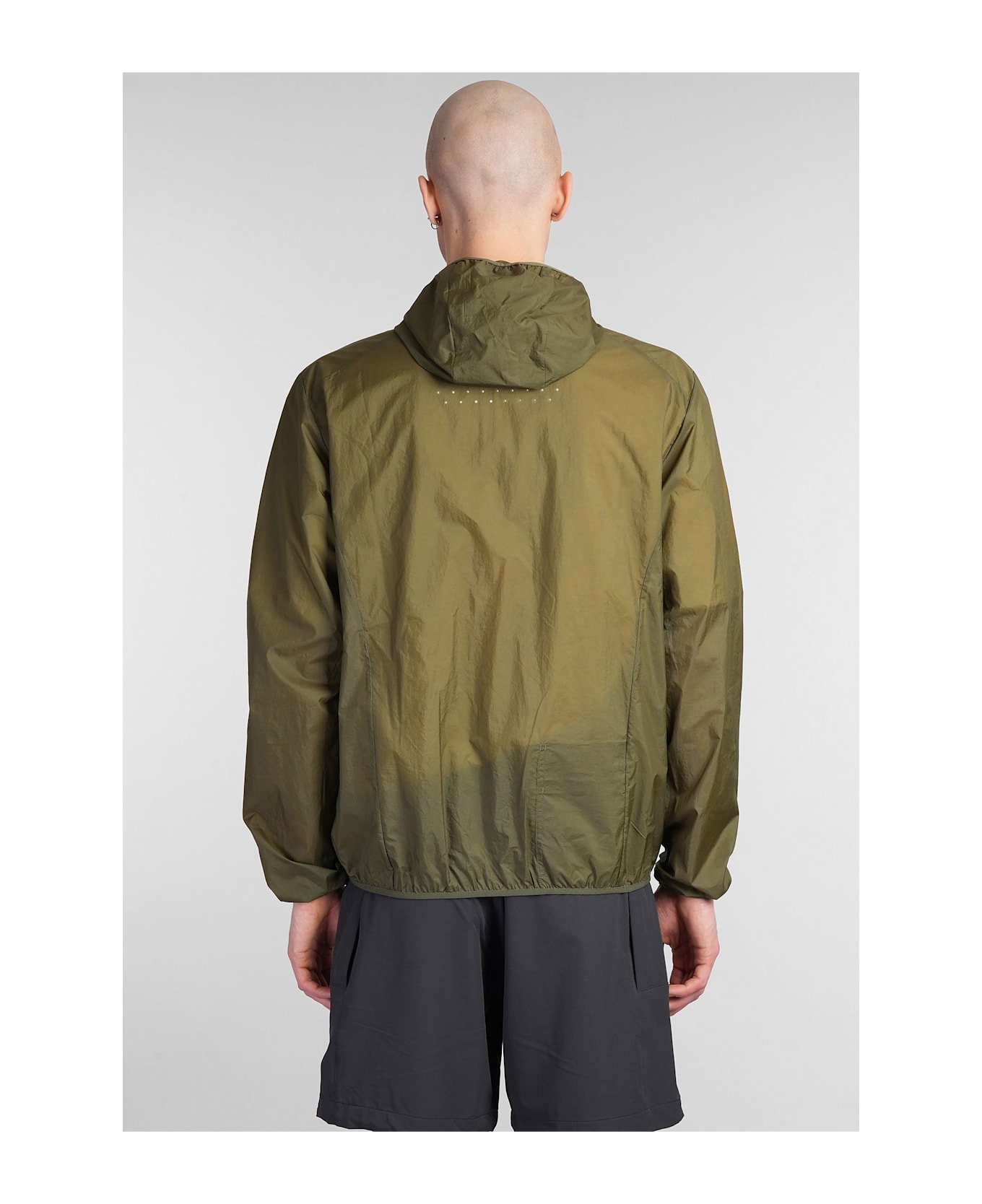 ROA Packable Wind Jacket Casual Jacket In Green Nylon - green
