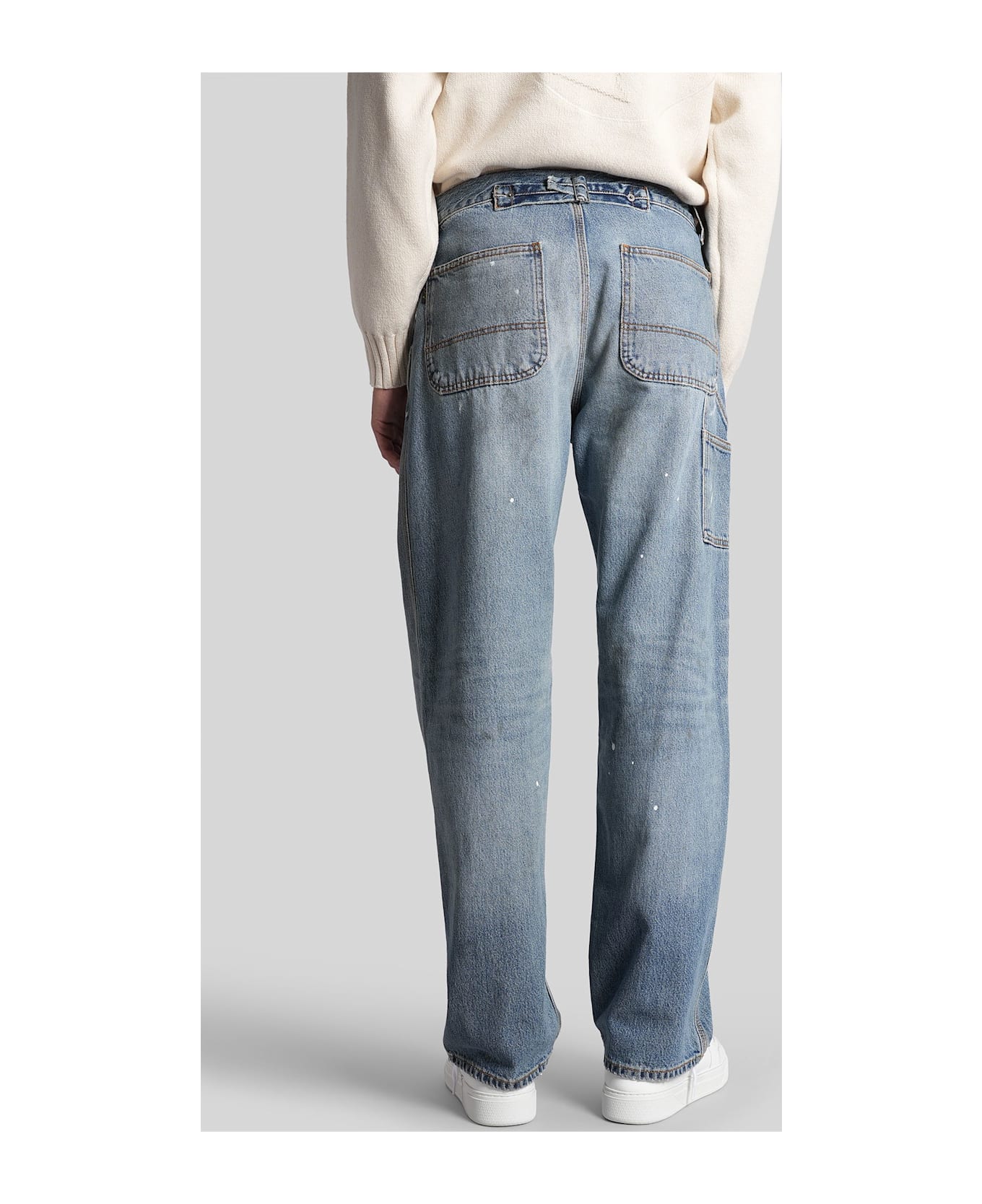 Haikure Artie Dive Jeans In Blue Denim - blue