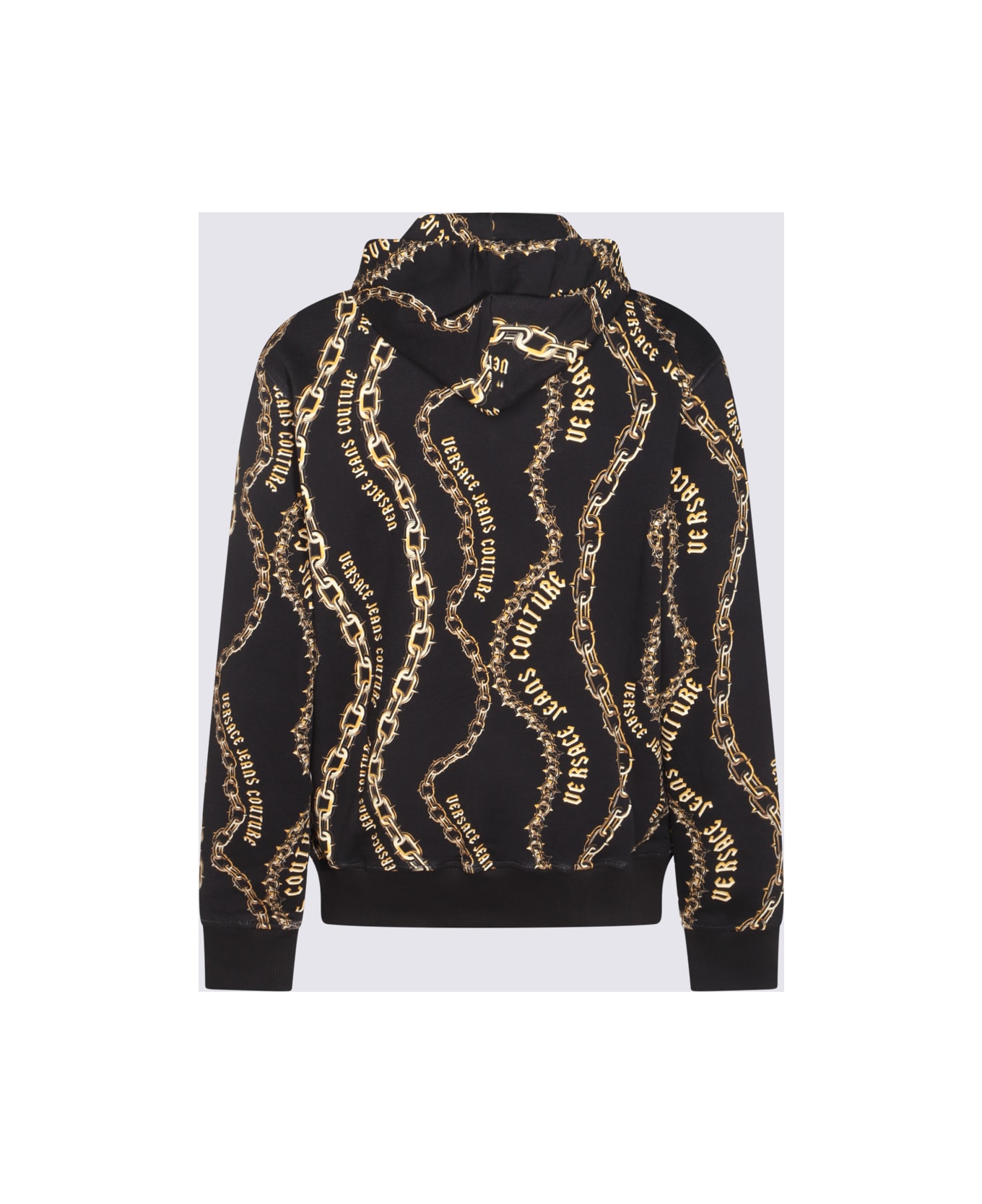 Versace Jeans Couture Black Cotton Sweatshirt - BLACK