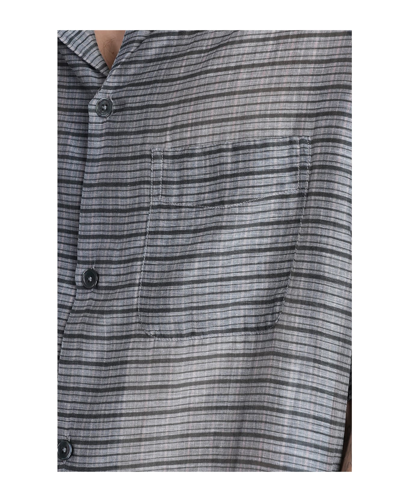 Our Legacy Heusen Shirt In Grey Cotton - grey