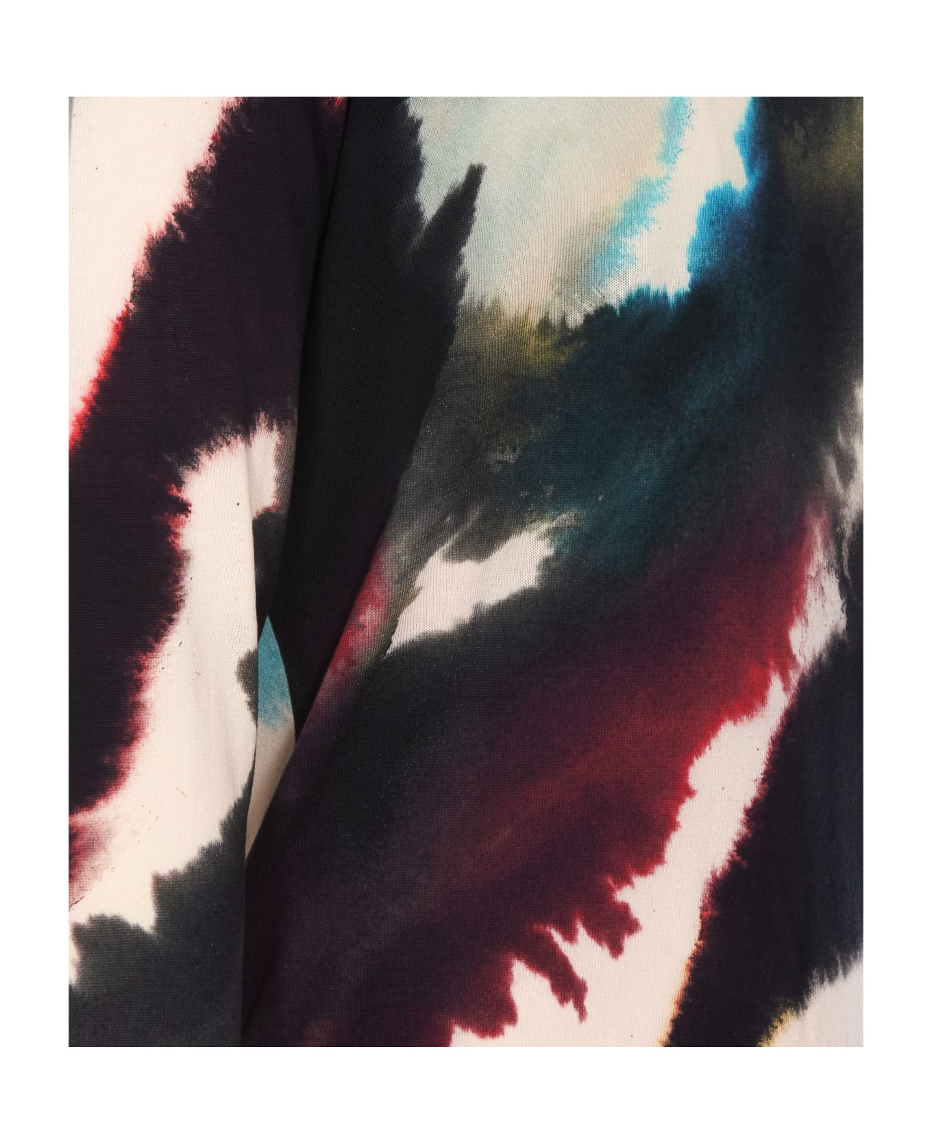 Alexander McQueen Watercolor Print Sweater - Multicolor