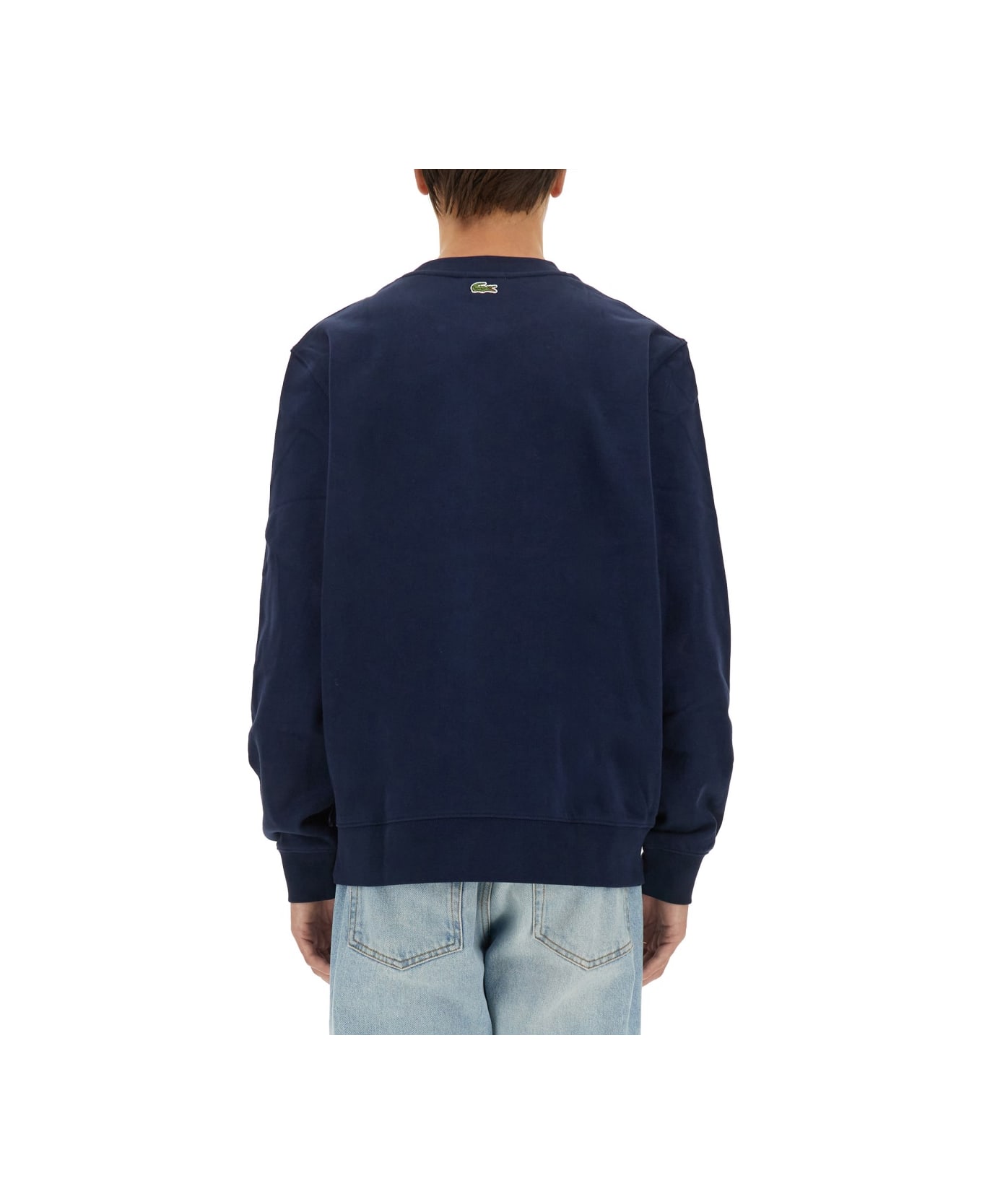 Lacoste Sweatshirt With Logo - BLUE